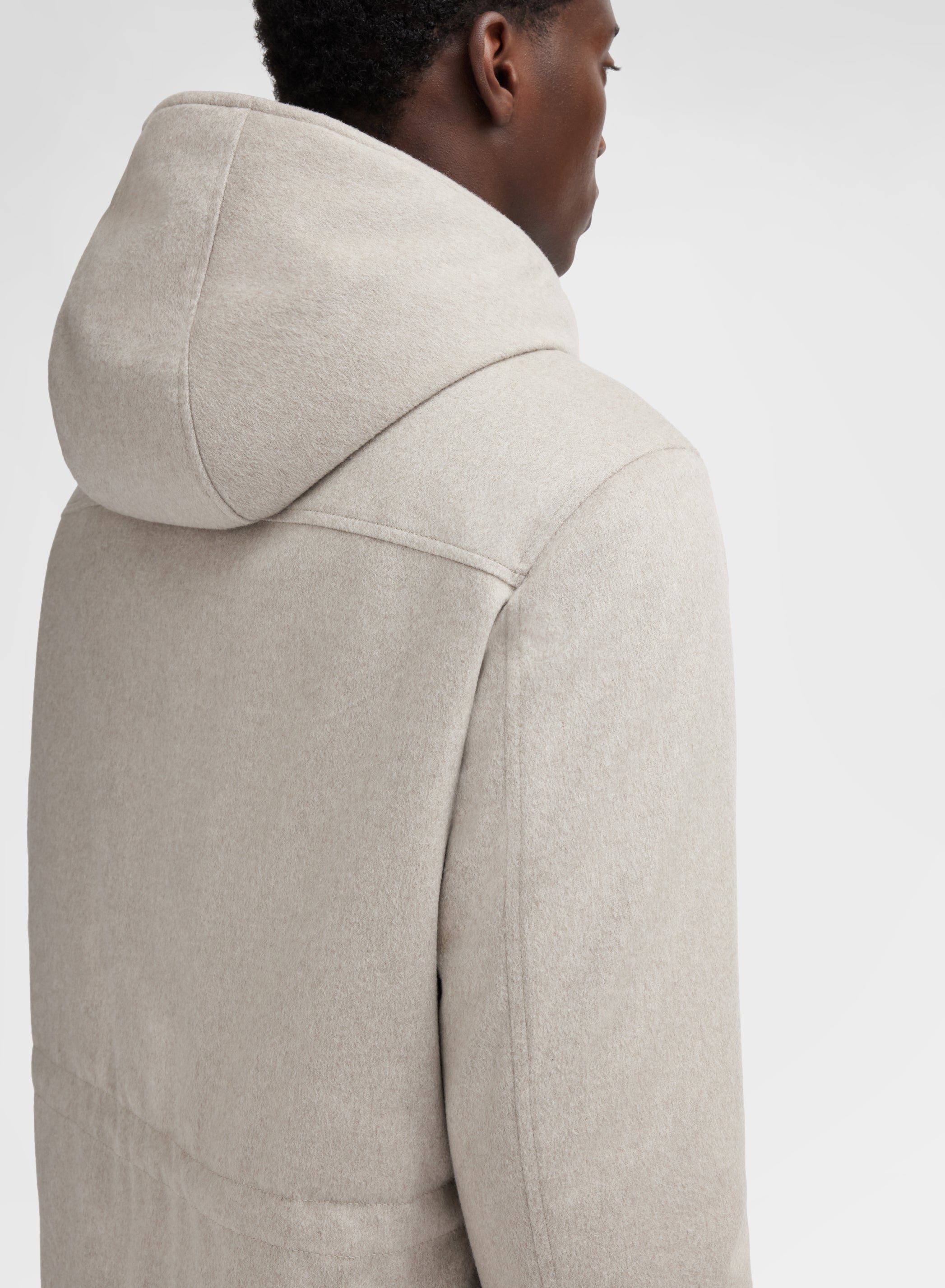 CASHMERE STORMLIGHT CABAN CANVAS