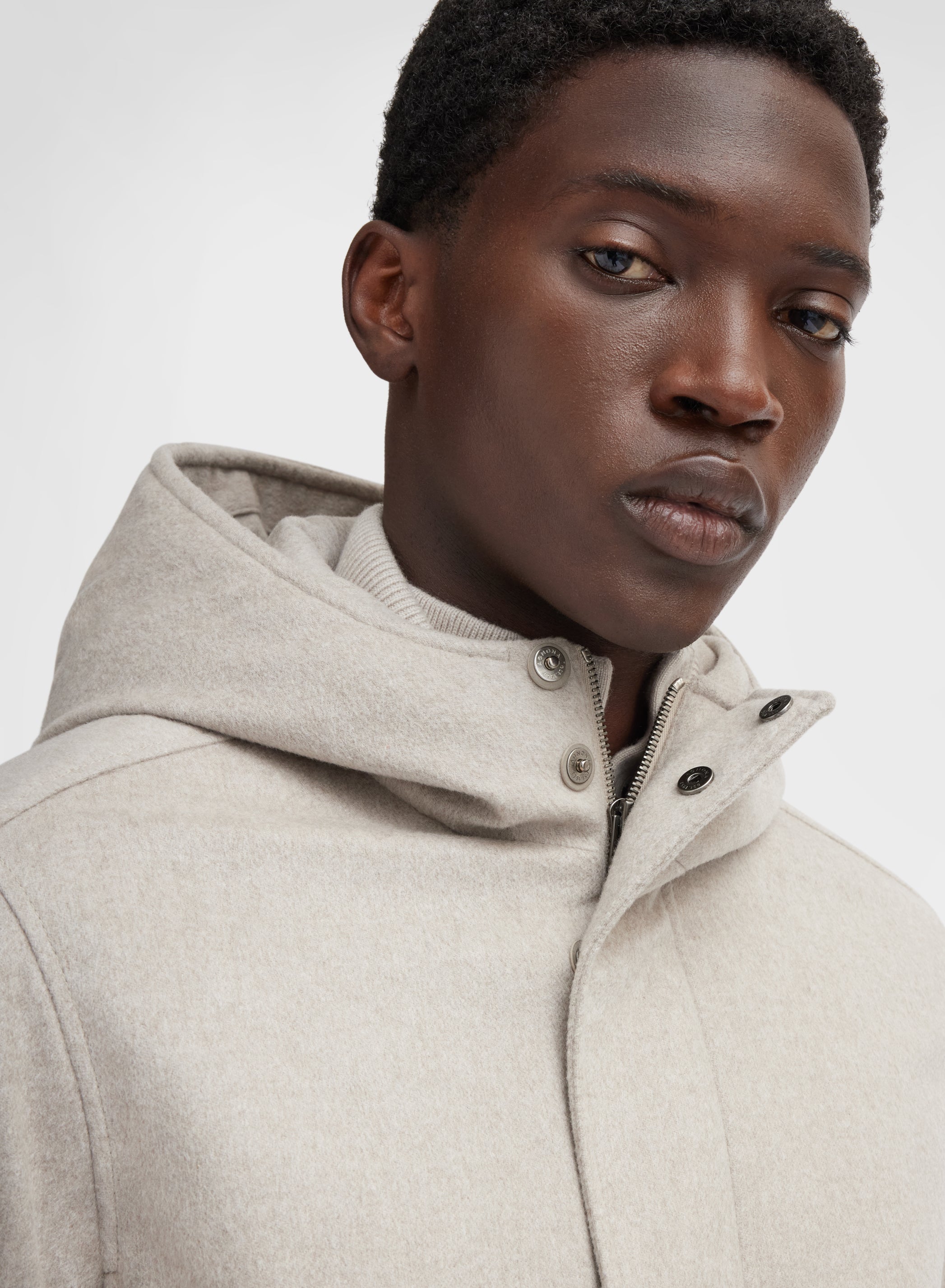 CASHMERE STORMLIGHT CABAN CANVAS