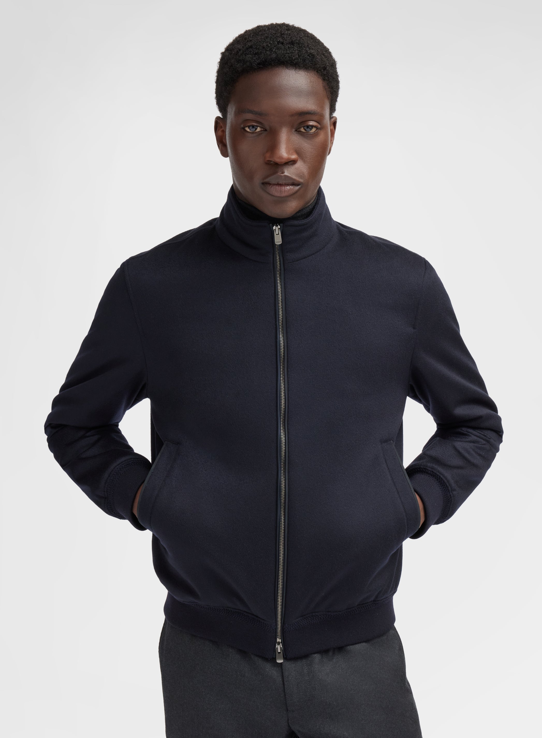 CASHMERE STORMLIGHT CABAN DEEP NIGHT
