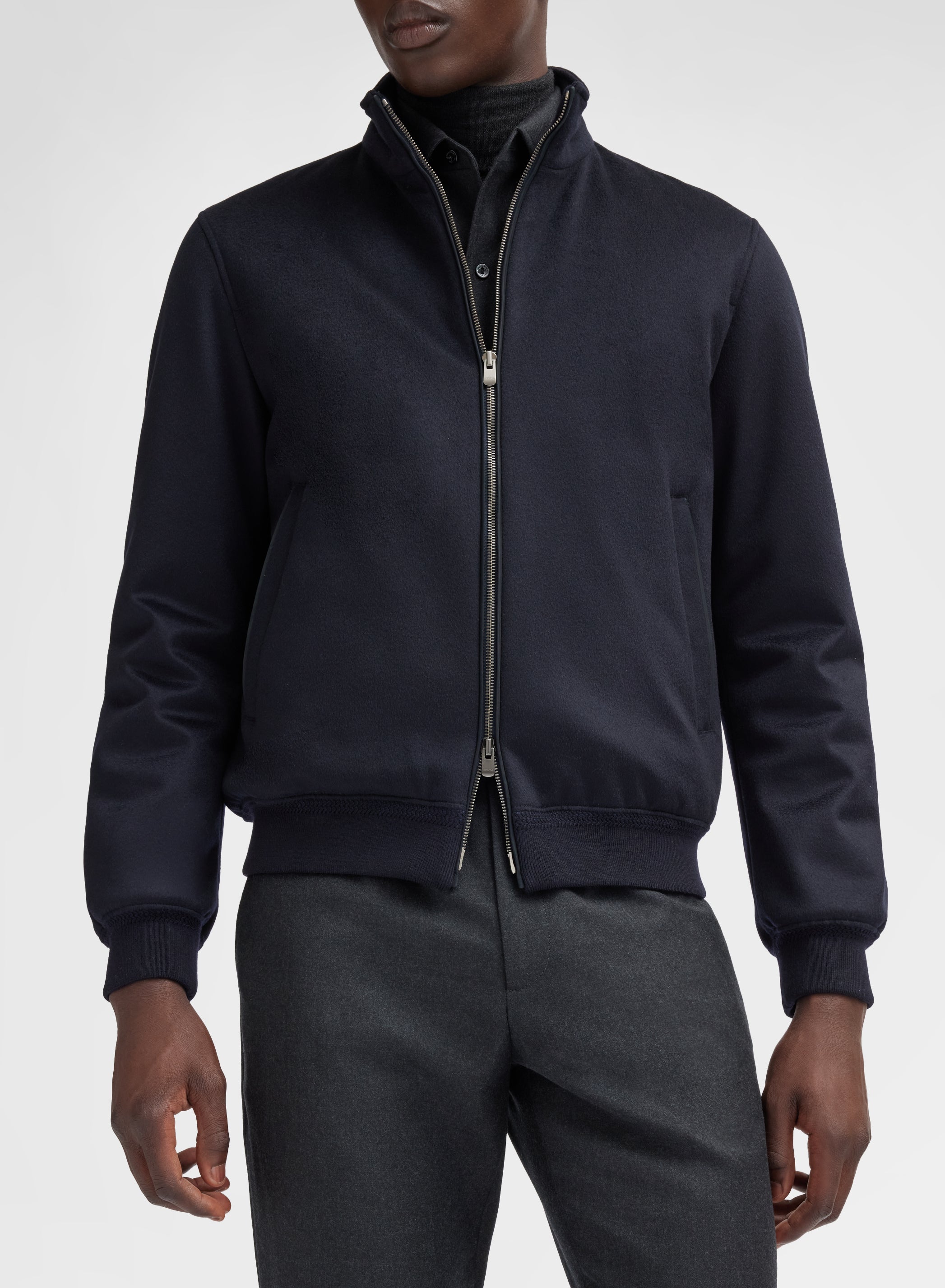 CASHMERE STORMLIGHT CABAN DEEP NIGHT