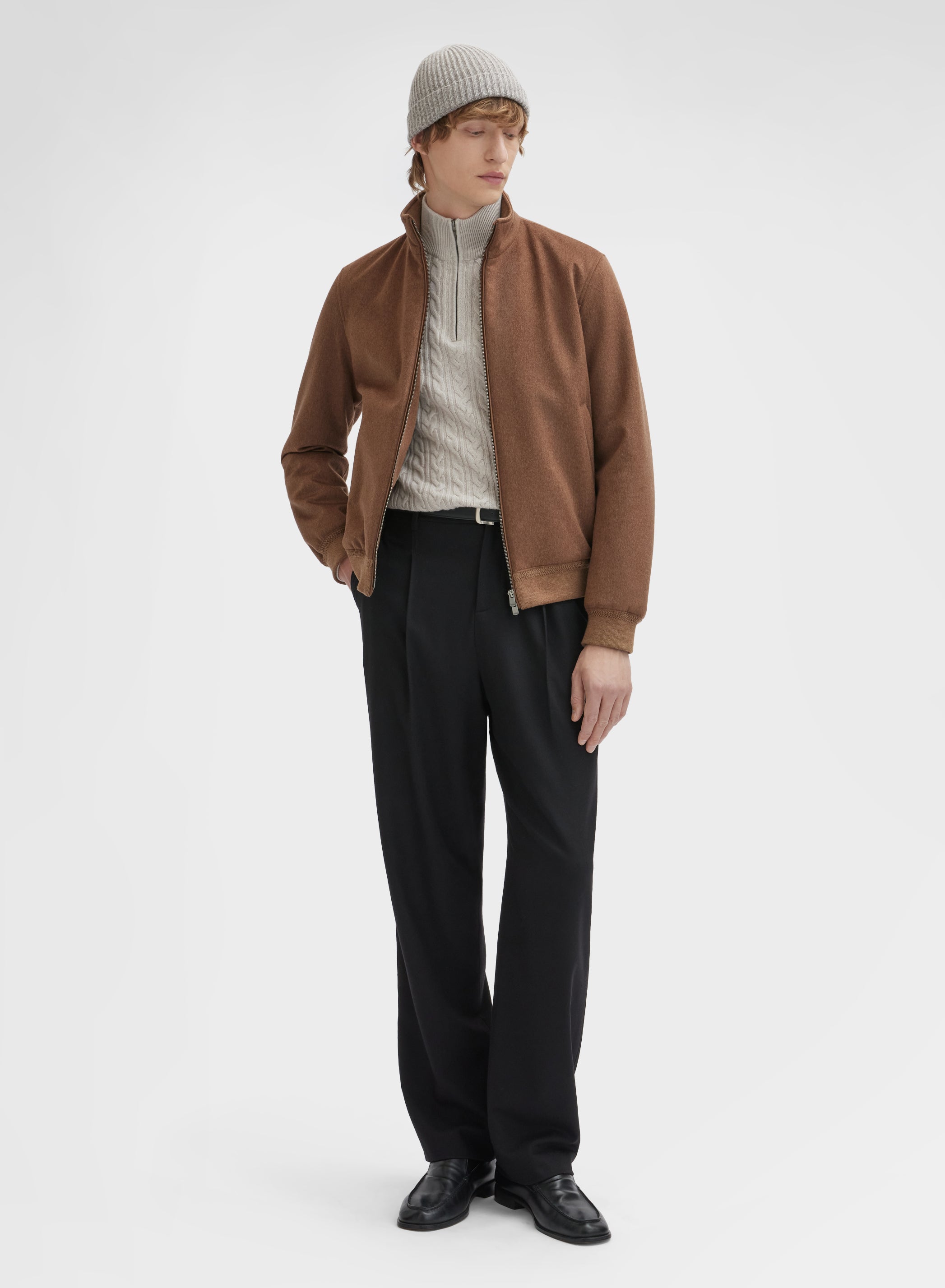CASHMERE STORMLIGHT CABAN VICUNA