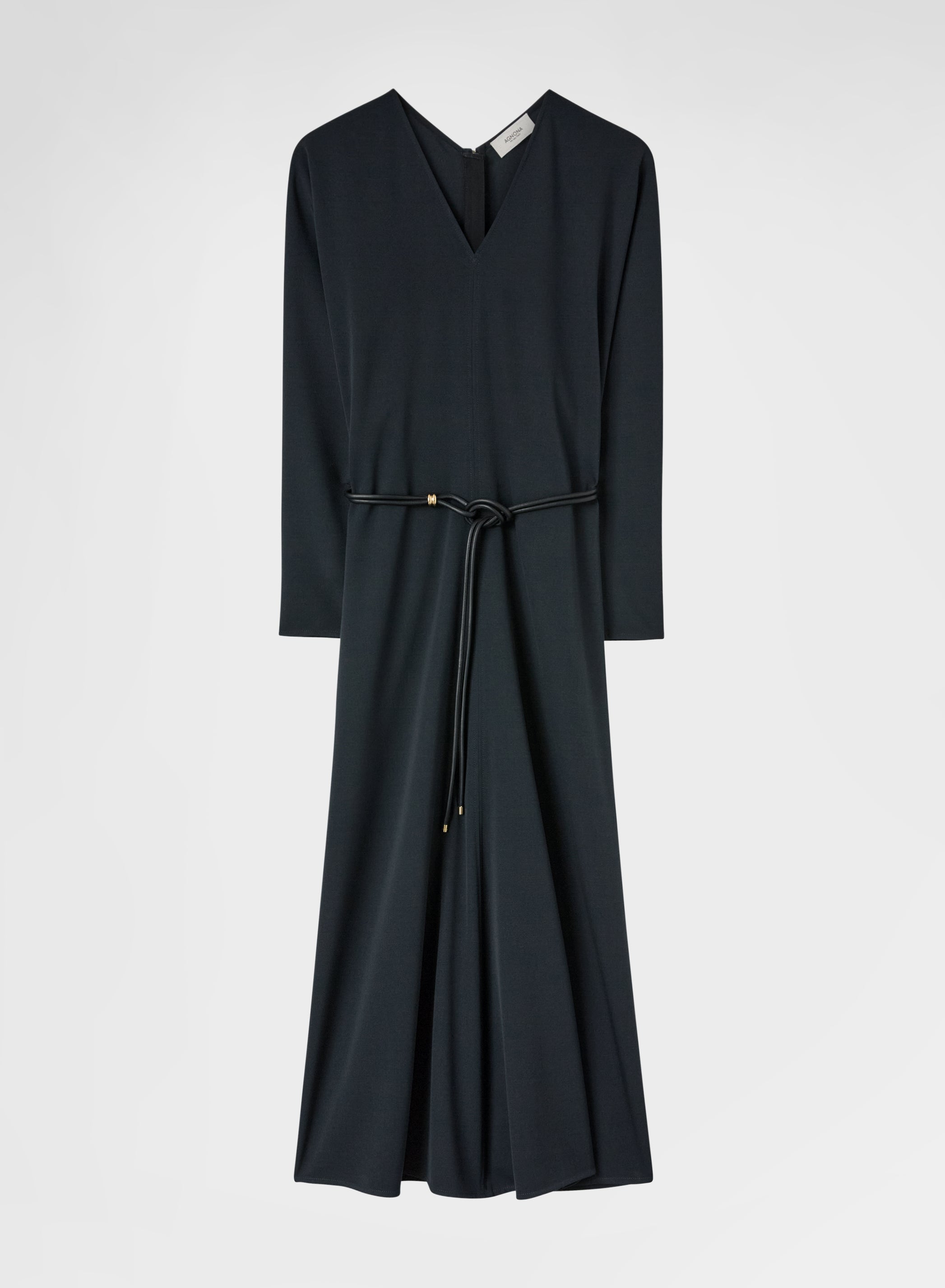 FLUID WOOL DRESS BOTTLE GREEN