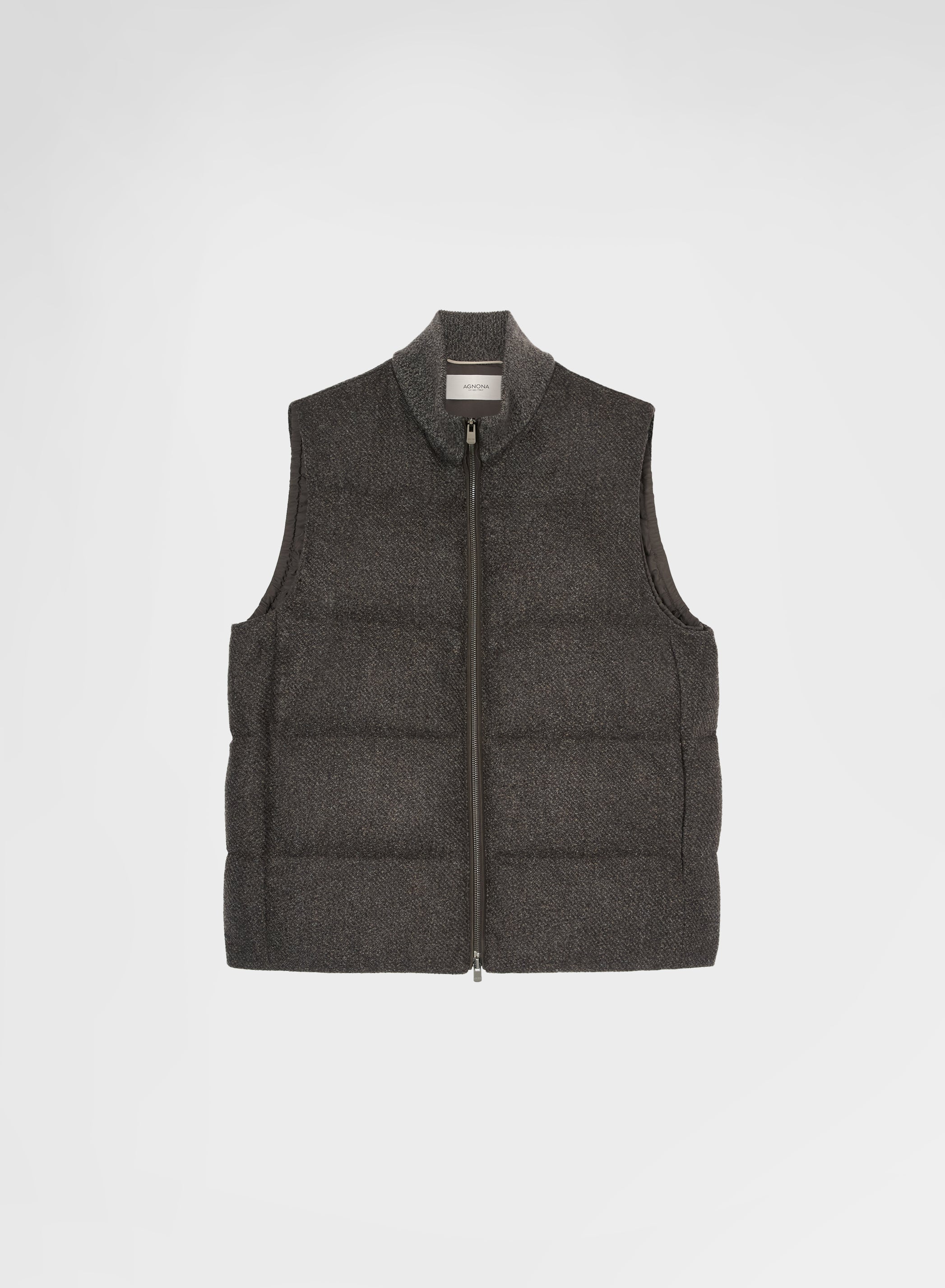 WOOL CASHMERE BOUCLE VEST CUMINO