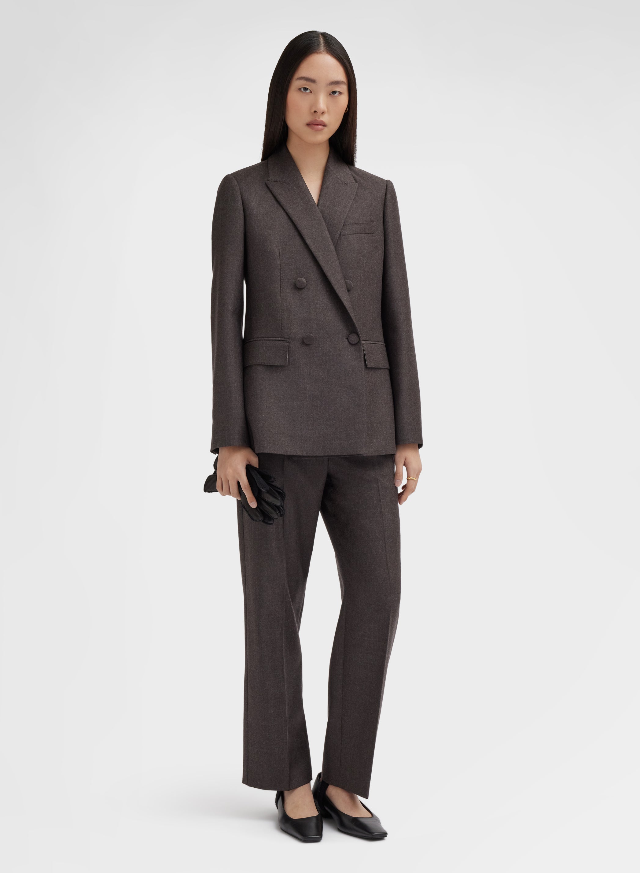 LIGHT WOOL FLANNEL JACKET CUMINO