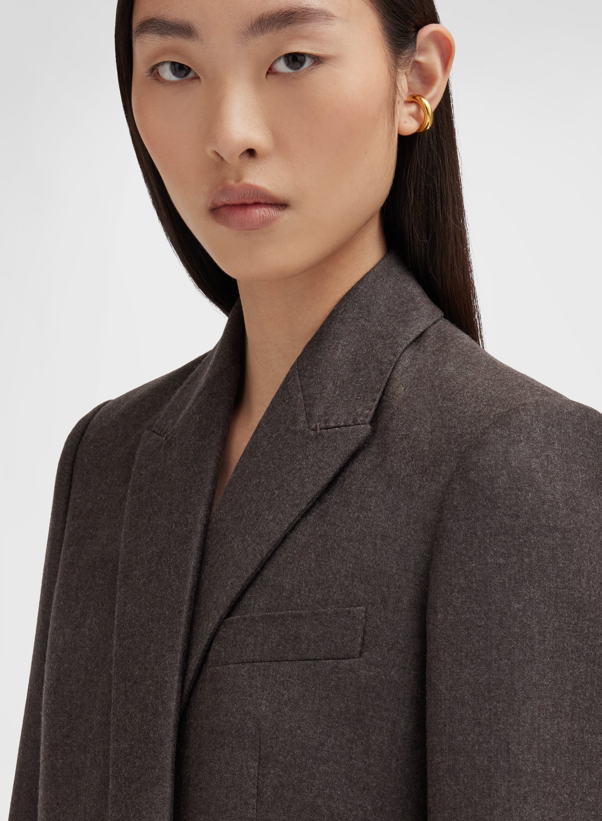 LIGHT WOOL FLANNEL JACKET CUMINO