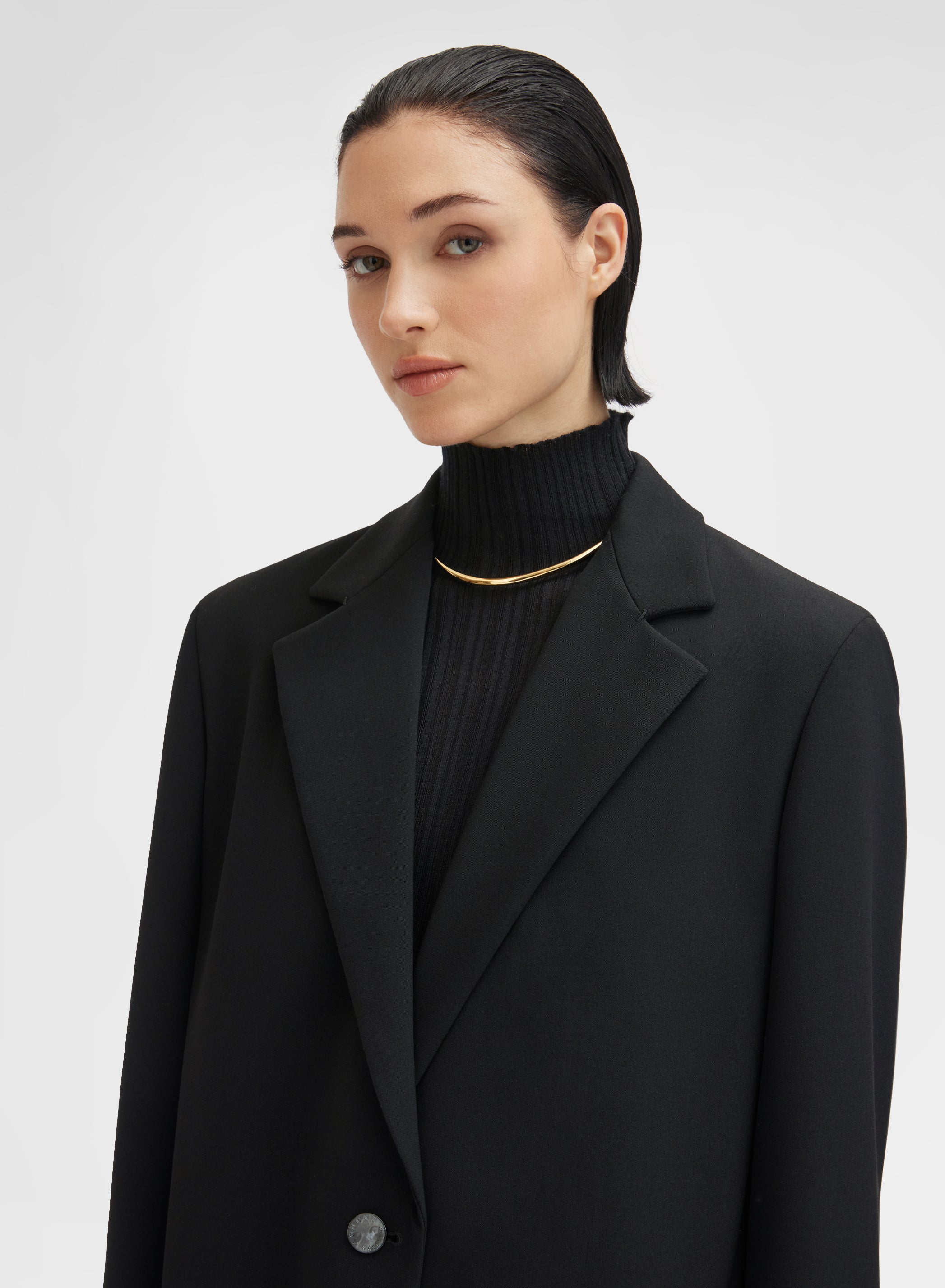 FLUID WOOL JACKET BLACK