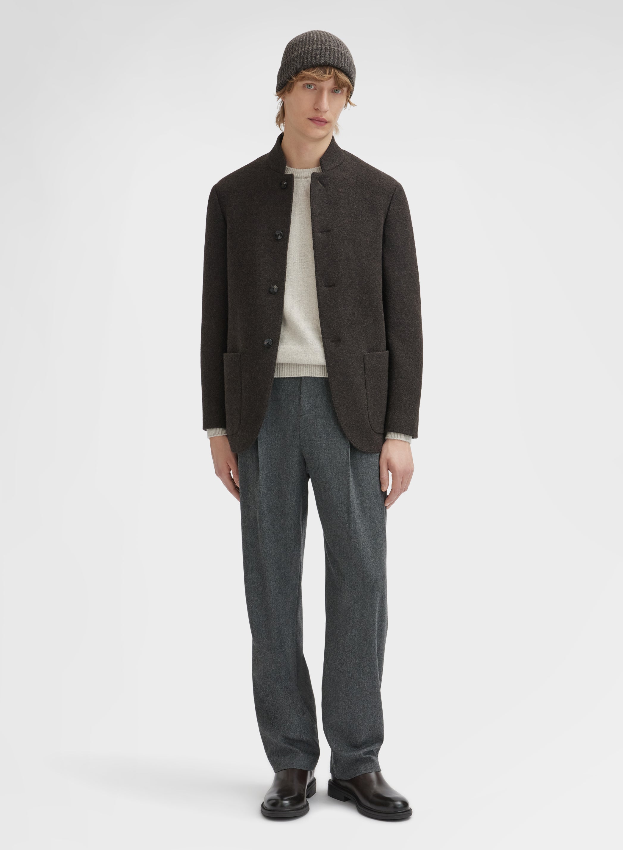 PRESSED SPAZZOLINO JACKET CUMINO