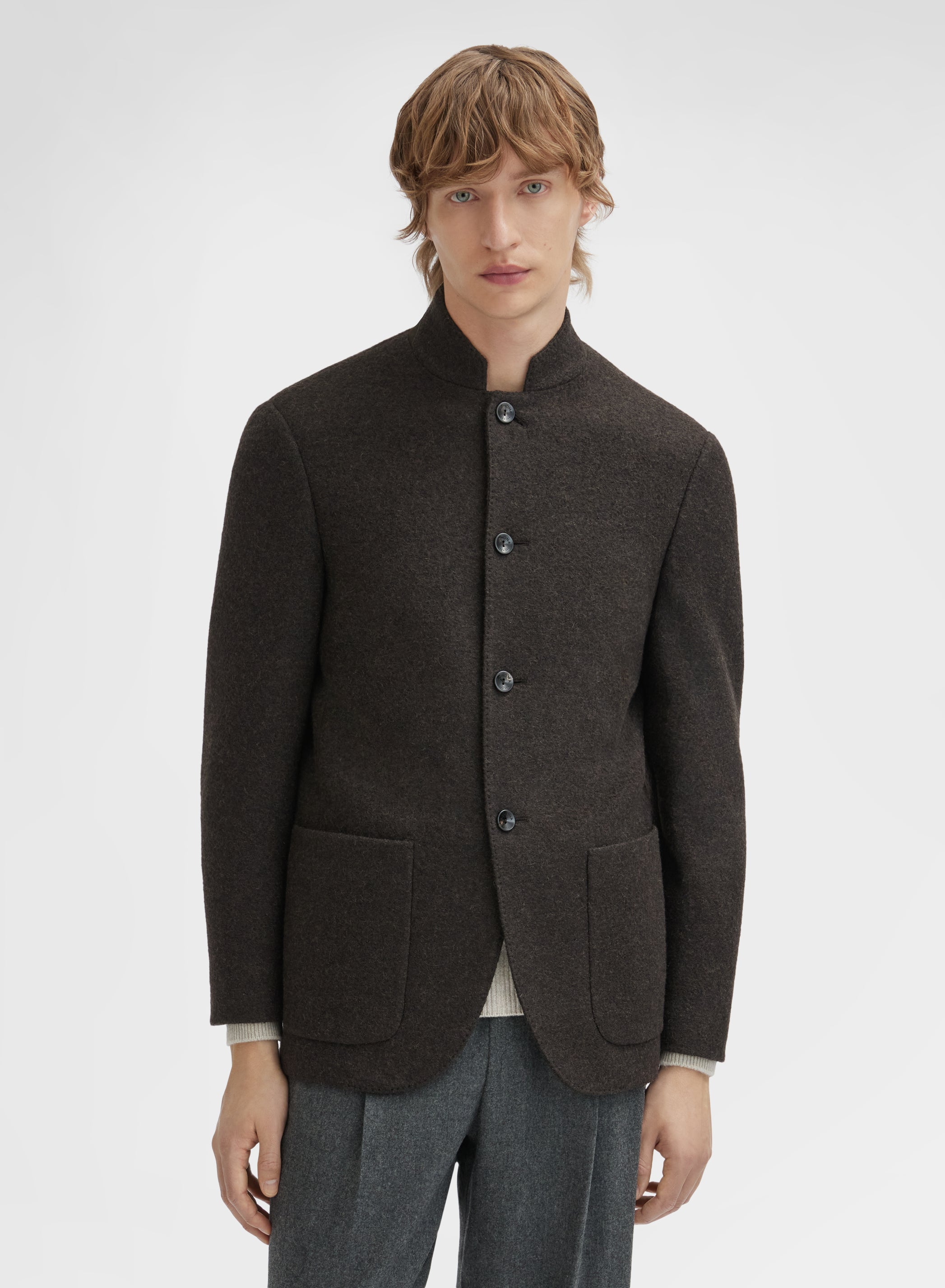 PRESSED SPAZZOLINO JACKET CUMINO