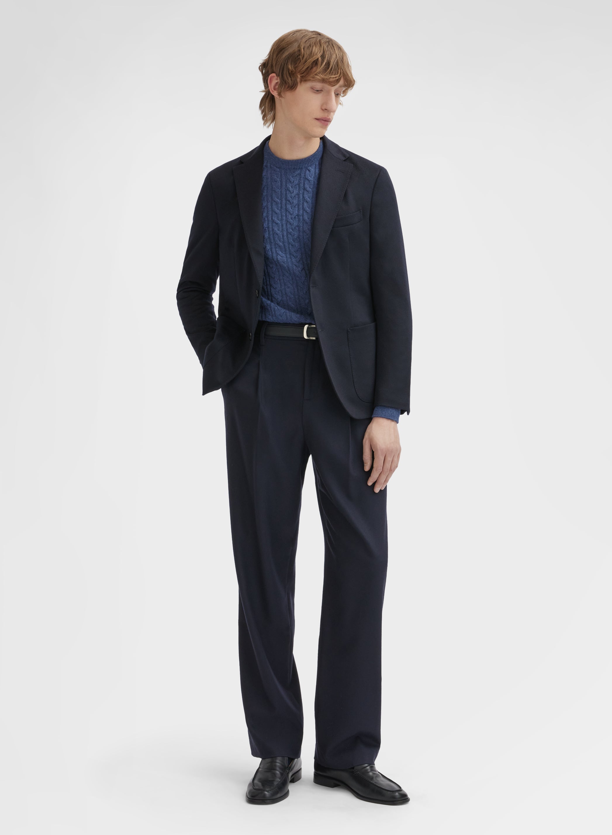 CASHMERE LIGHT JACKET DEEP NIGHT