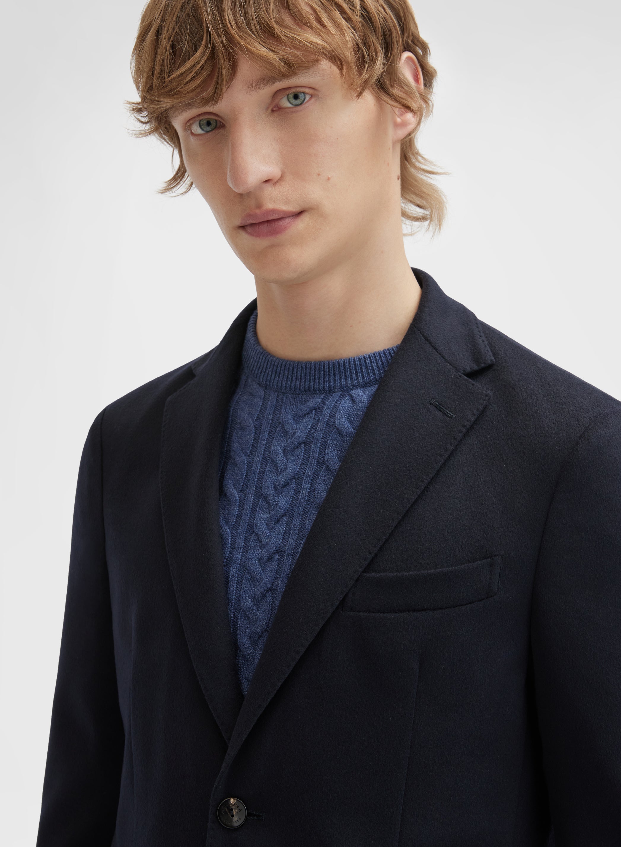 CASHMERE LIGHT JACKET DEEP NIGHT