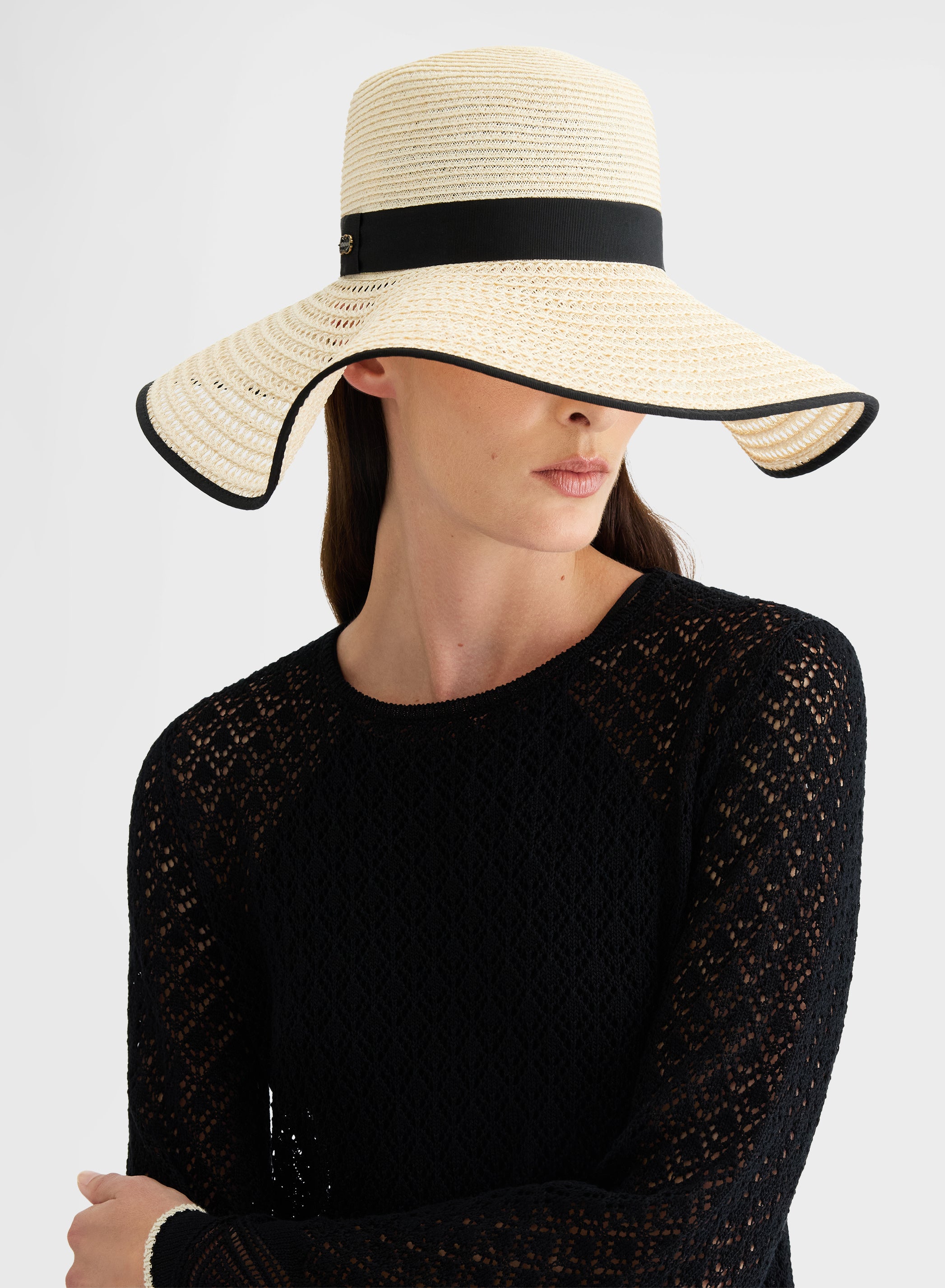 CANAPA HAT AGNONA WHITE