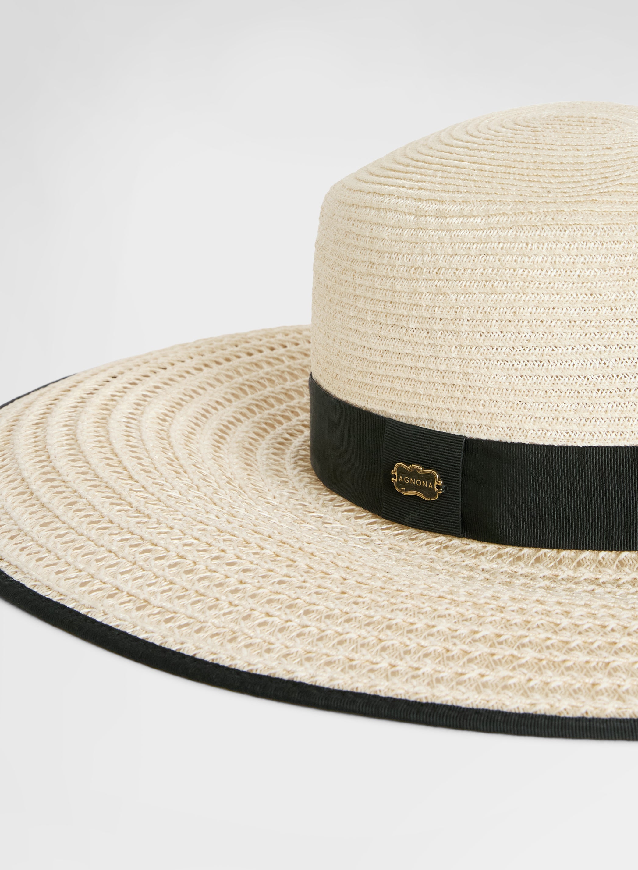 CANAPA HAT AGNONA WHITE