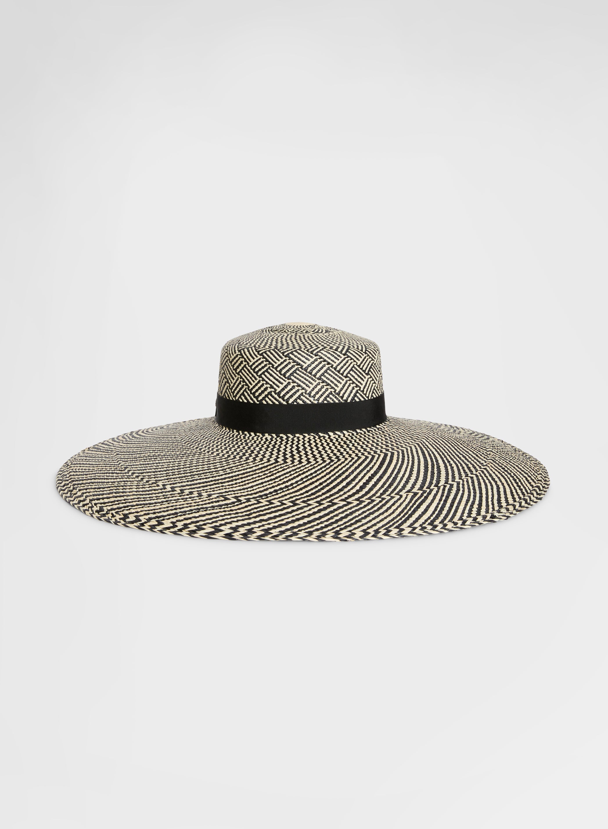 STRAW HAT BLACK
