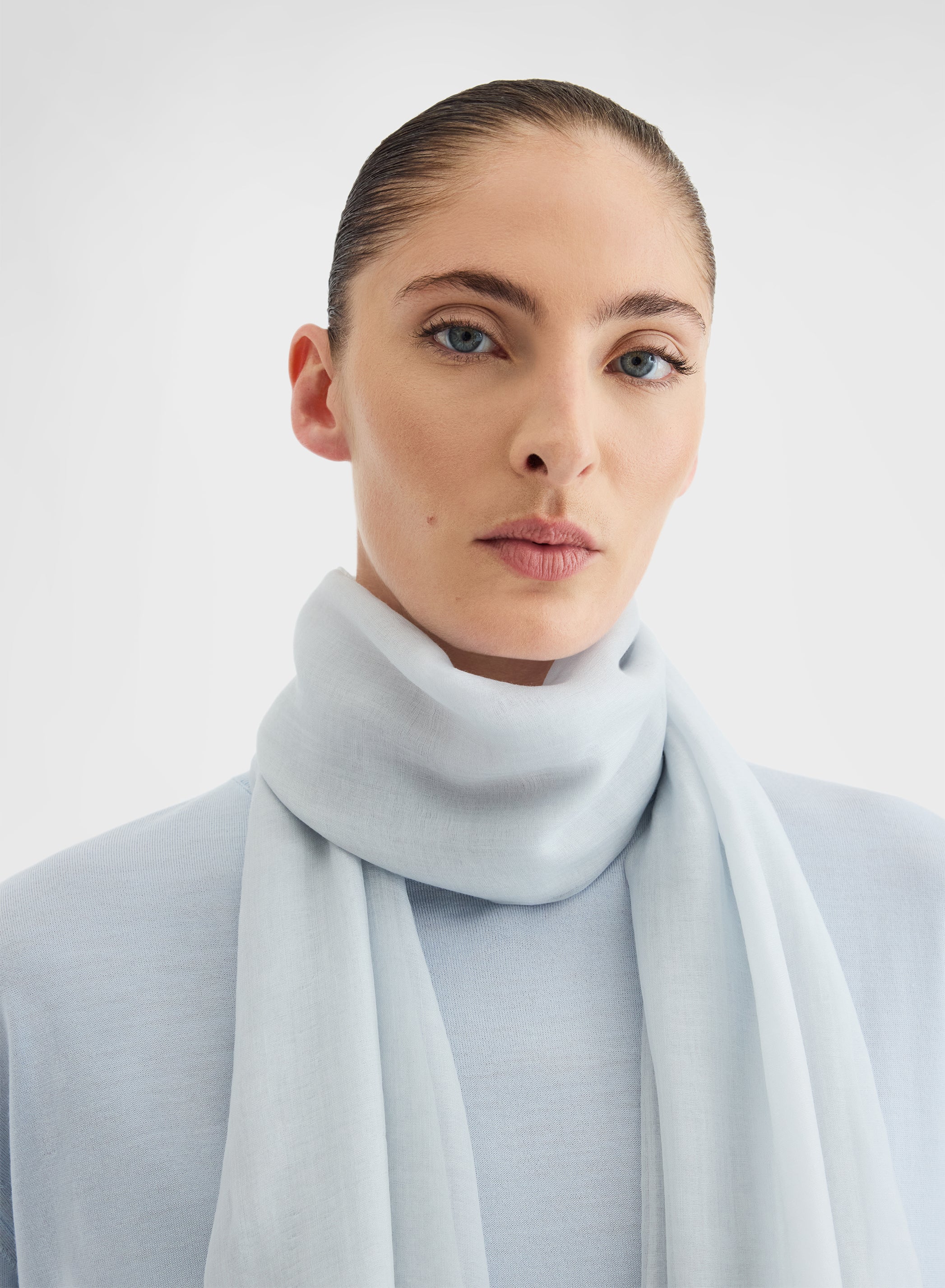 CASHMERE NUVOLA SCARF BLEACH