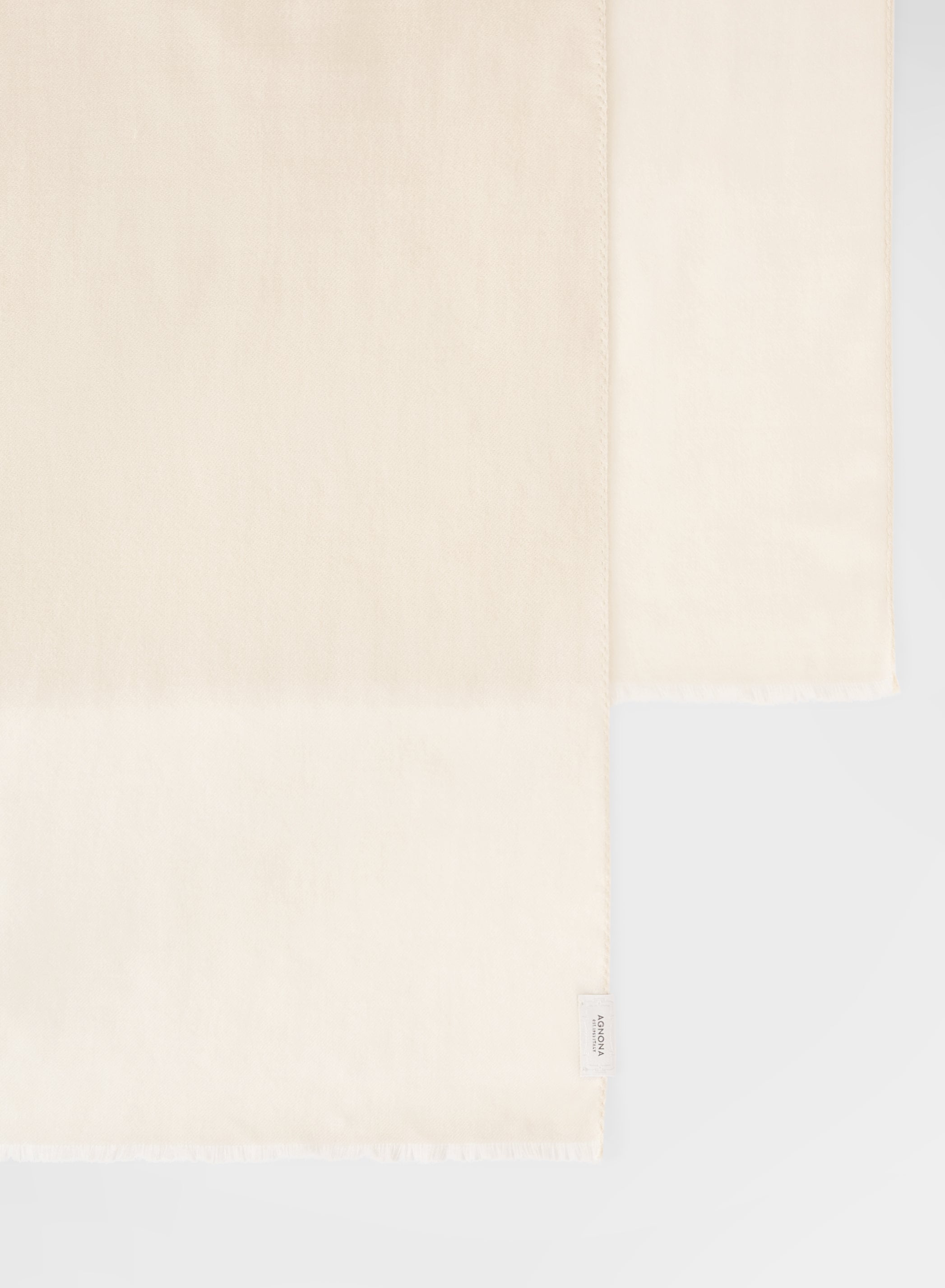 Extra Light Cashmere Scarf Stone Grey Stole | Agnona Italy