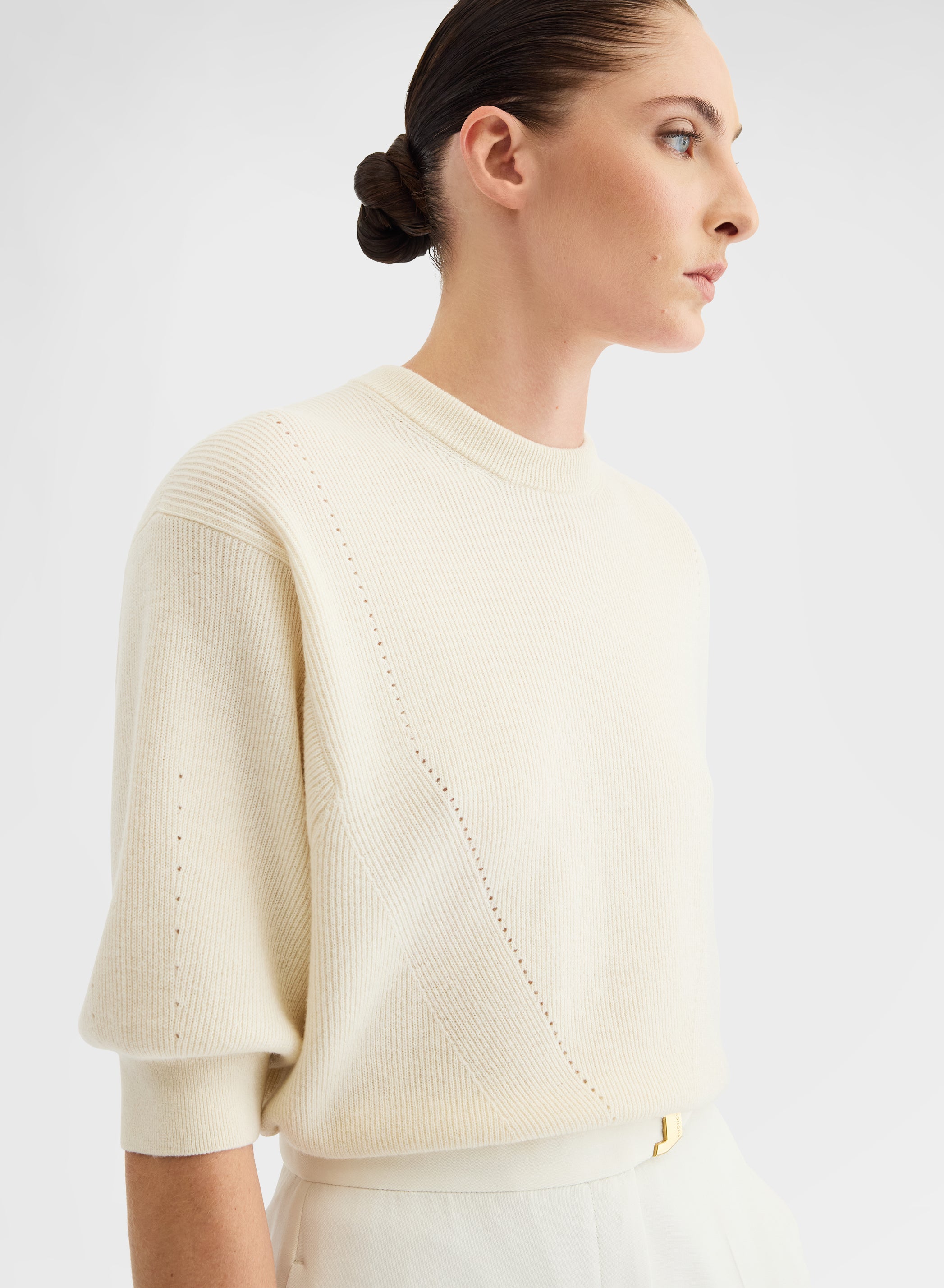 SHORT SLEEVE CREWNECK ODISSEY BUTTER