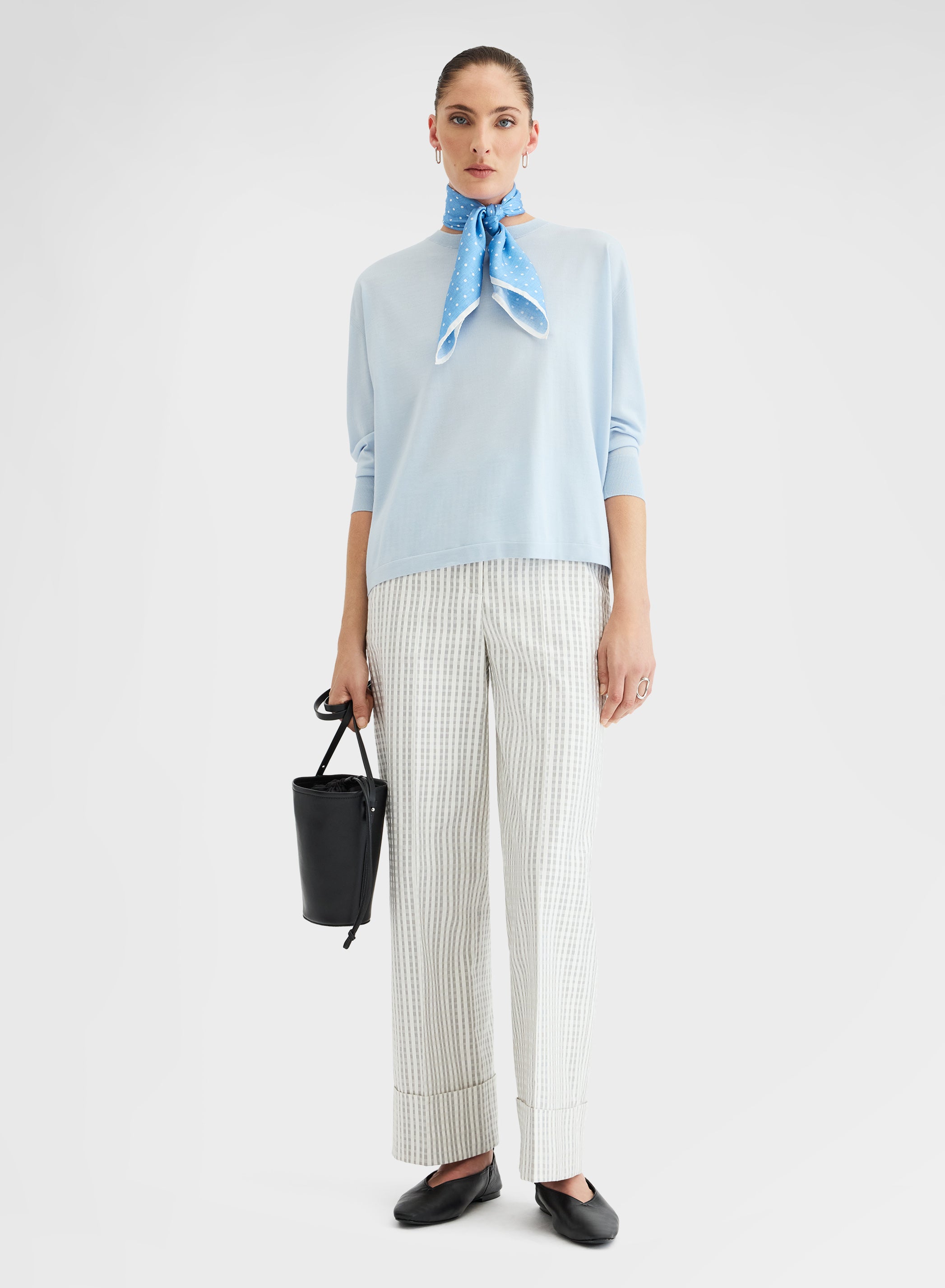 LONG SLEEVE CREWNECK WISH ACQUA LIGHT