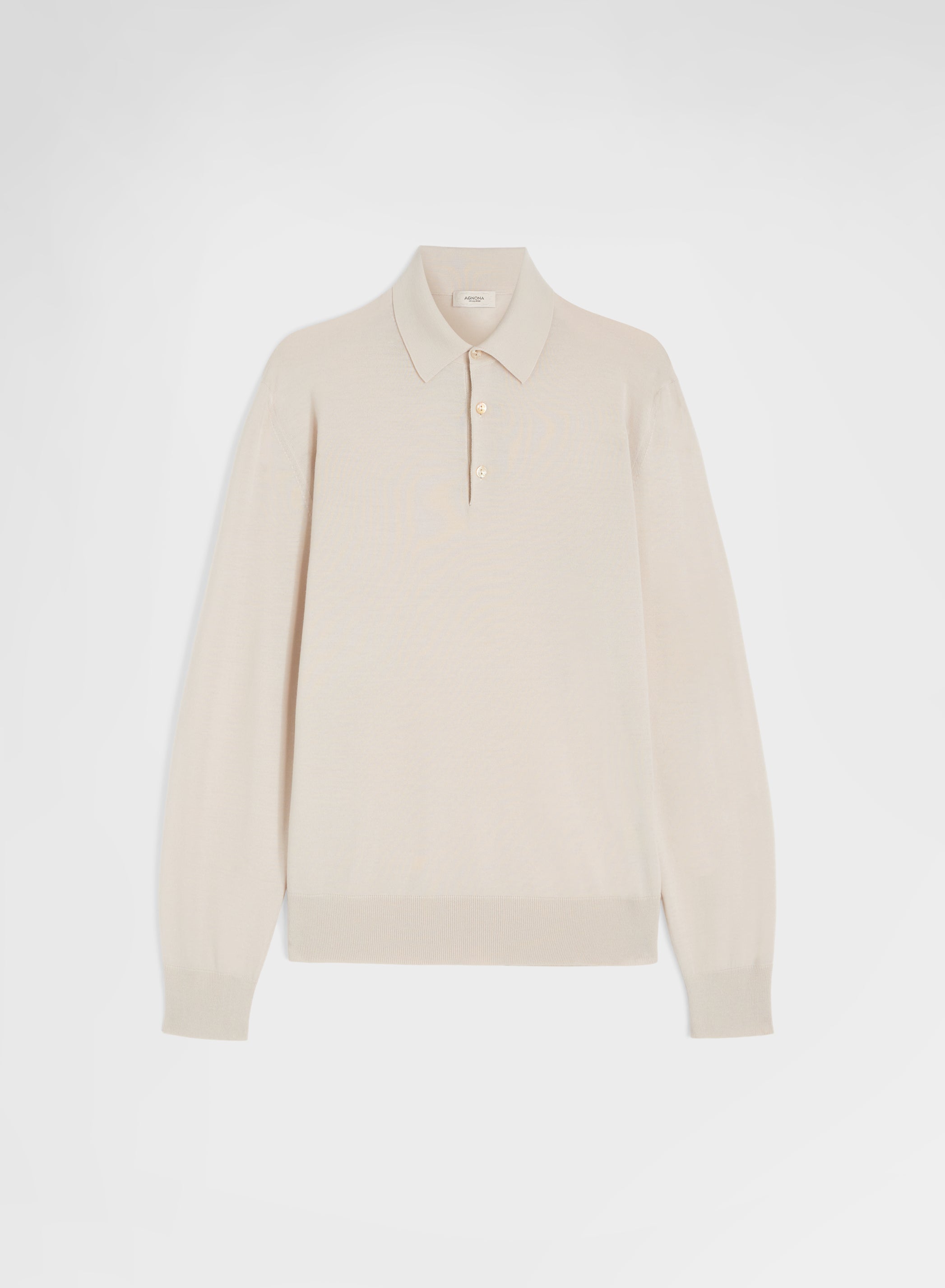 LONG SLEEVE POLO WISH STONE