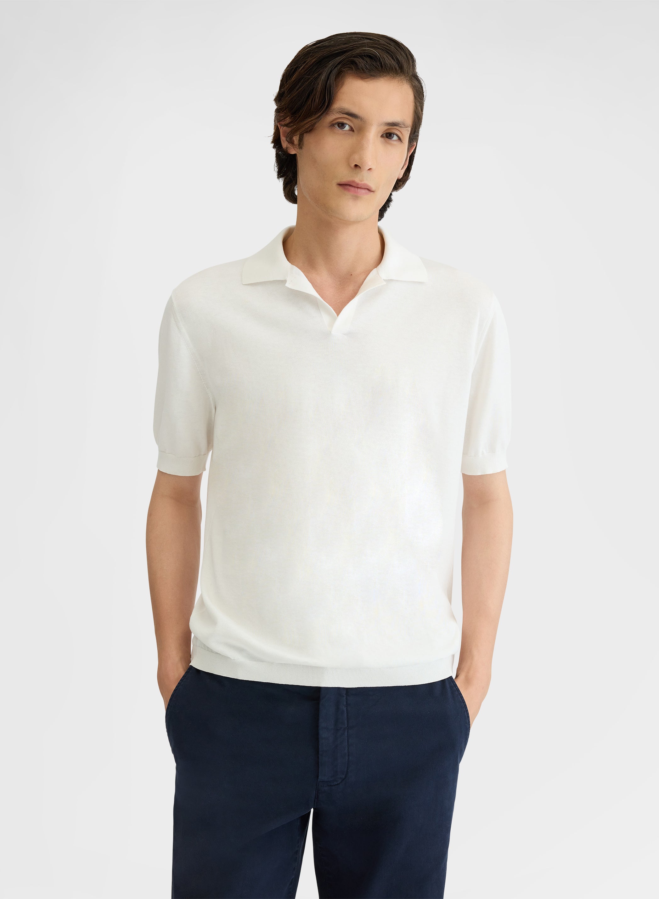 SHORT SLEEVE POLO SETICO WHITE