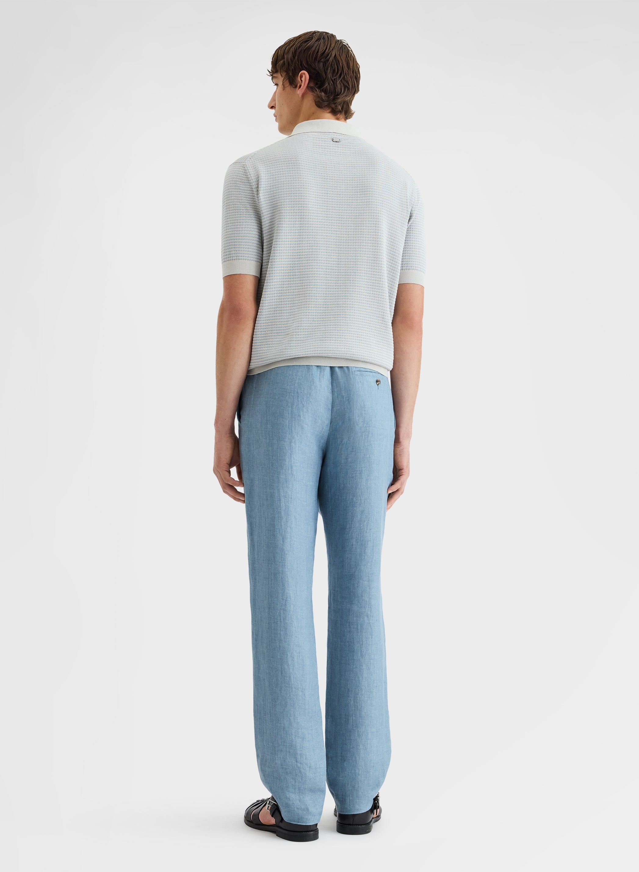 SHORT SLEEVE POLO STONE