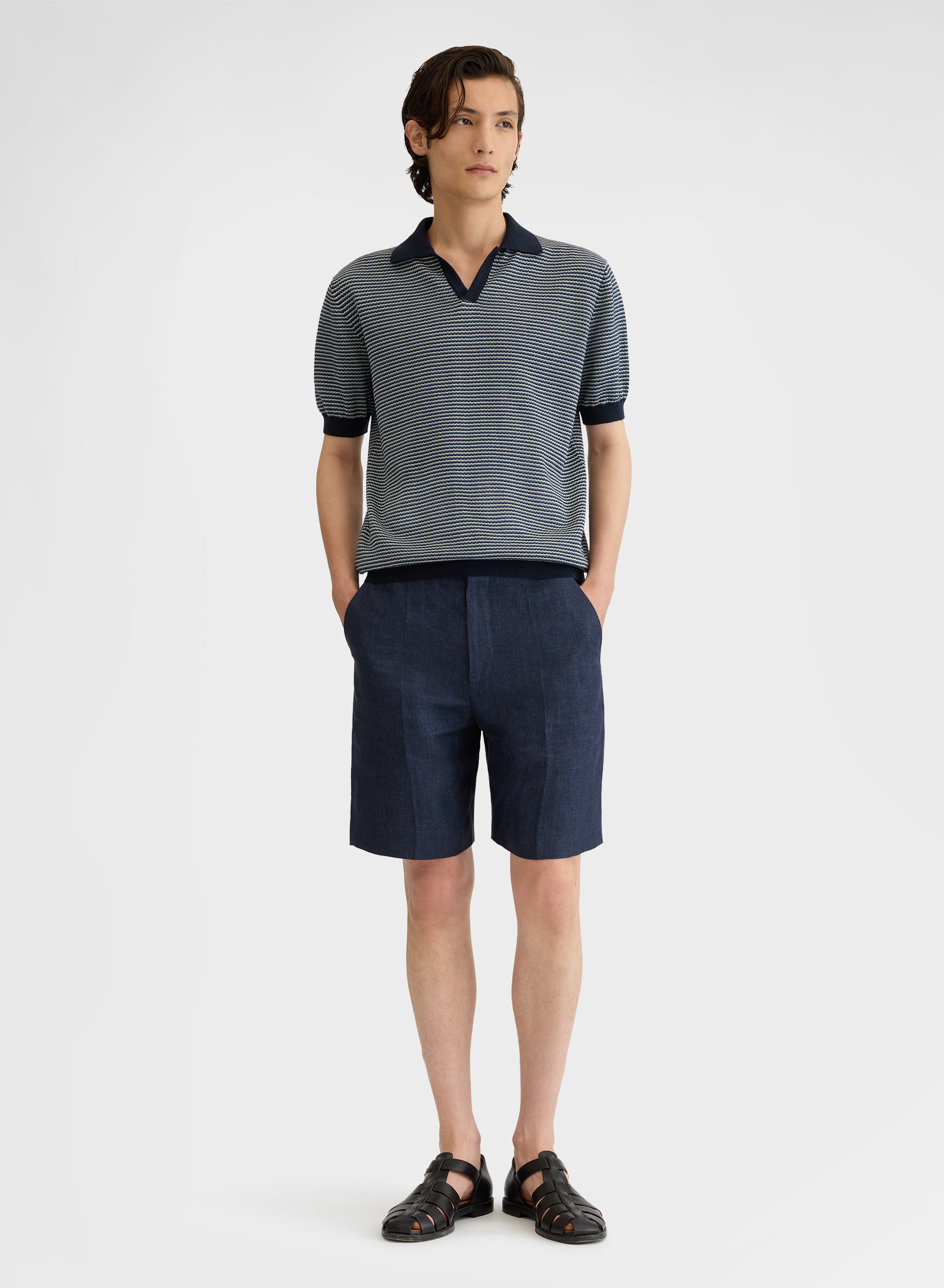 SHORT SLEEVE POLO NAVY