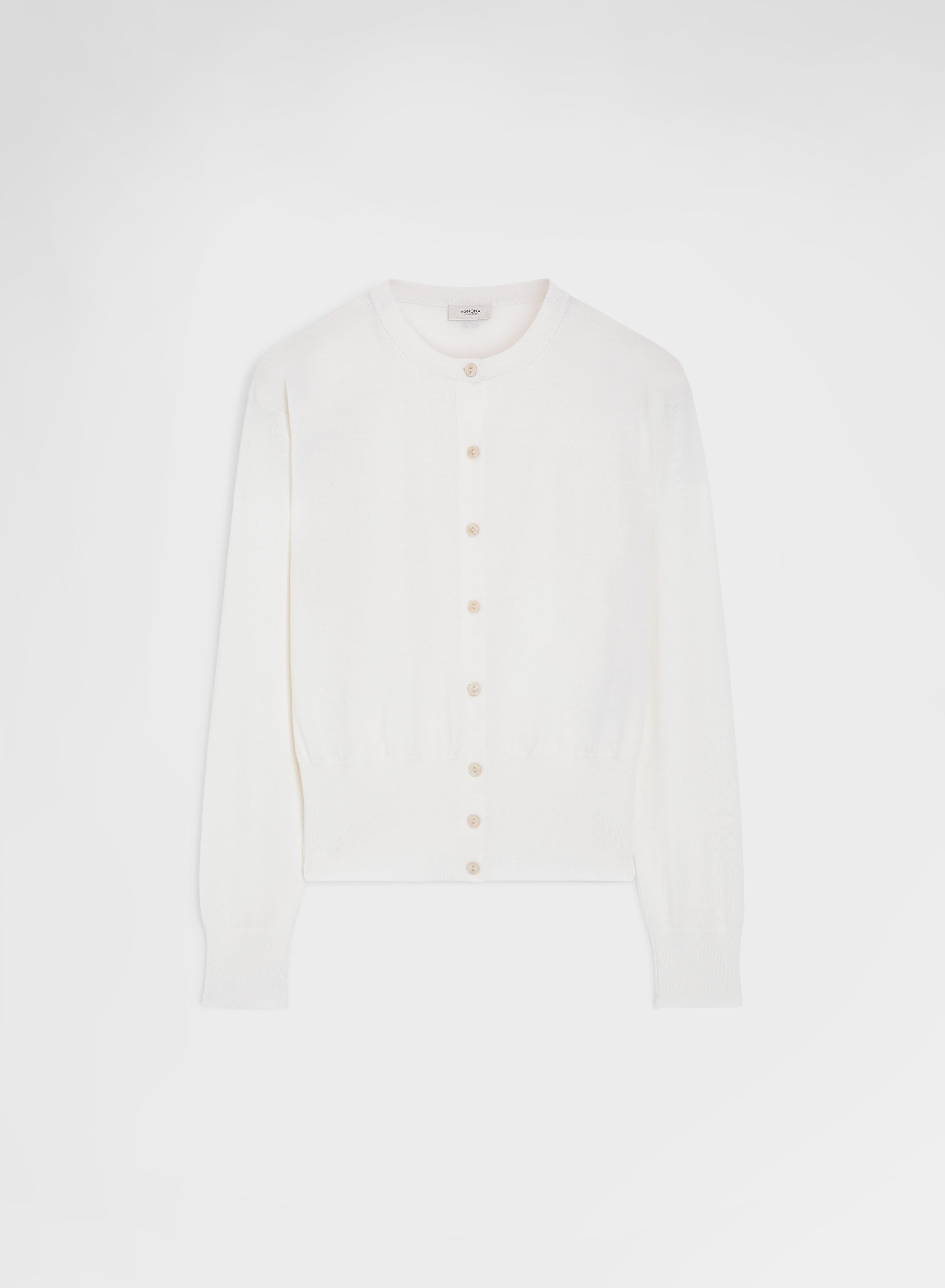 LONG SLEEVE CARDIGAN CASHLIGHT WHITE