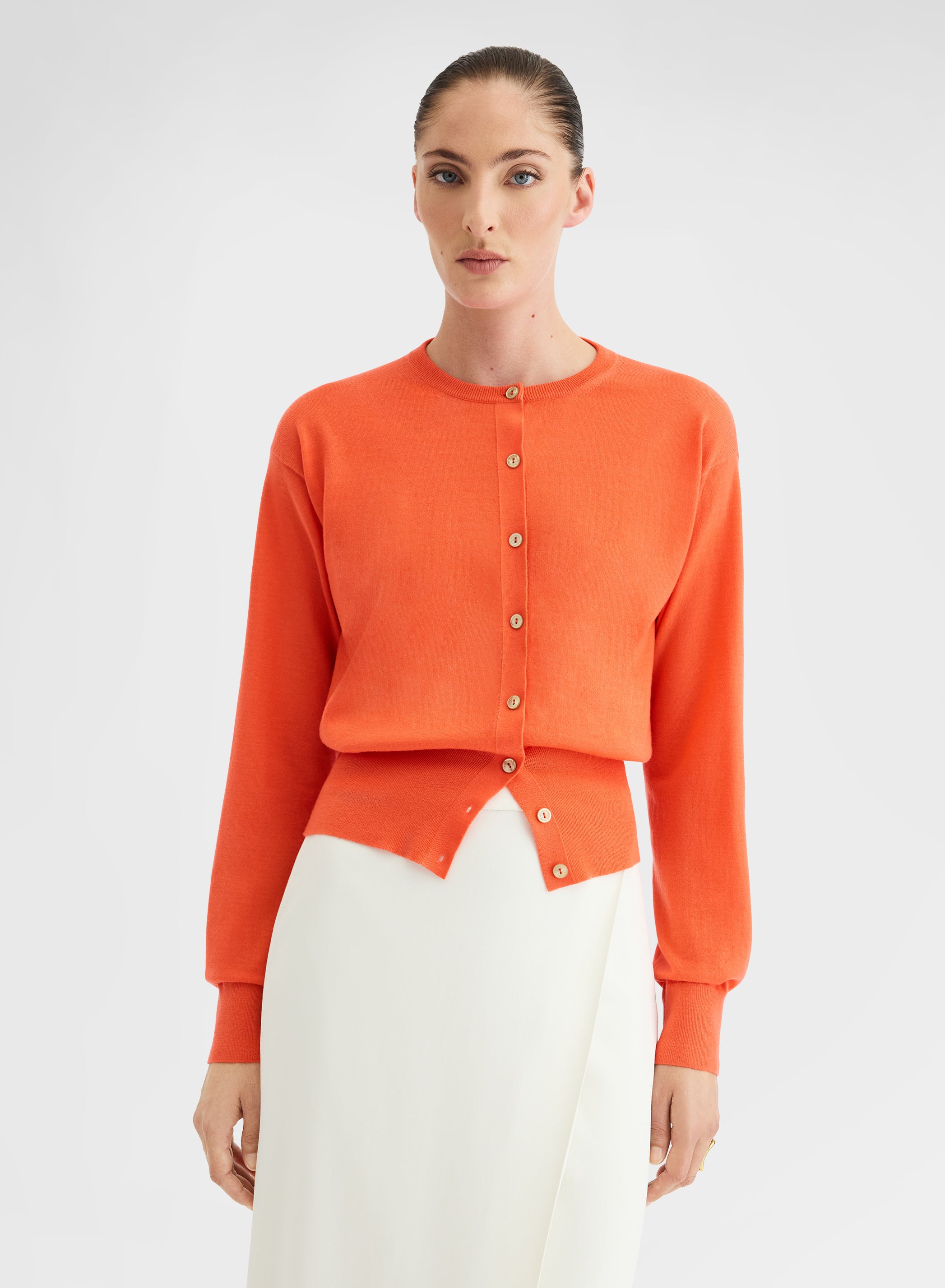 LONG SLEEVE CARDIGAN CASHLIGHT SUNSET