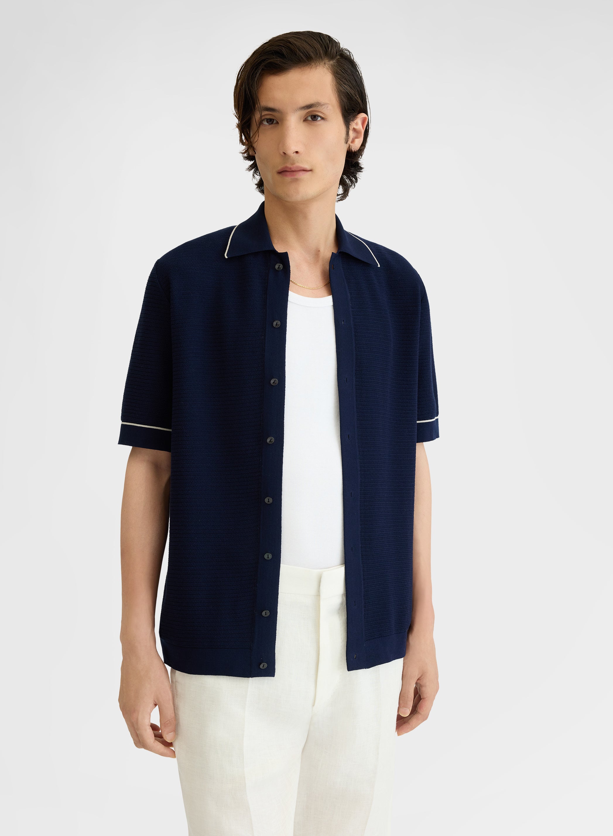 SHORT SLEEVE SHIRT NAVY