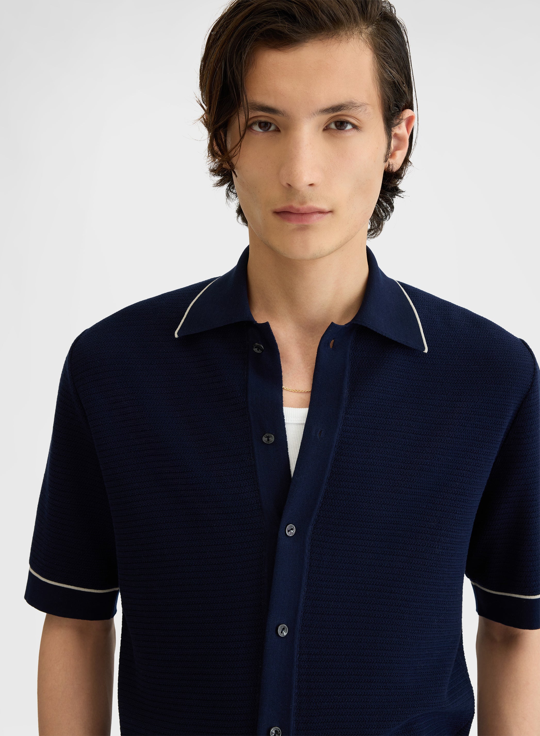 SHORT SLEEVE SHIRT NAVY