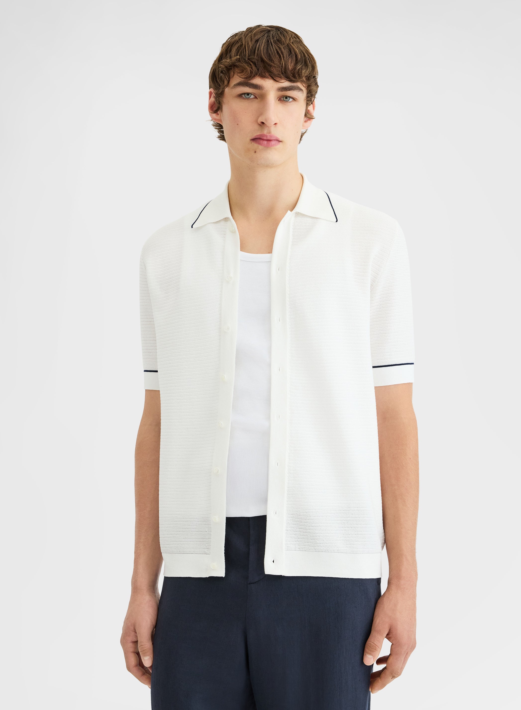 SHORT SLEEVE SHIRT WHITE