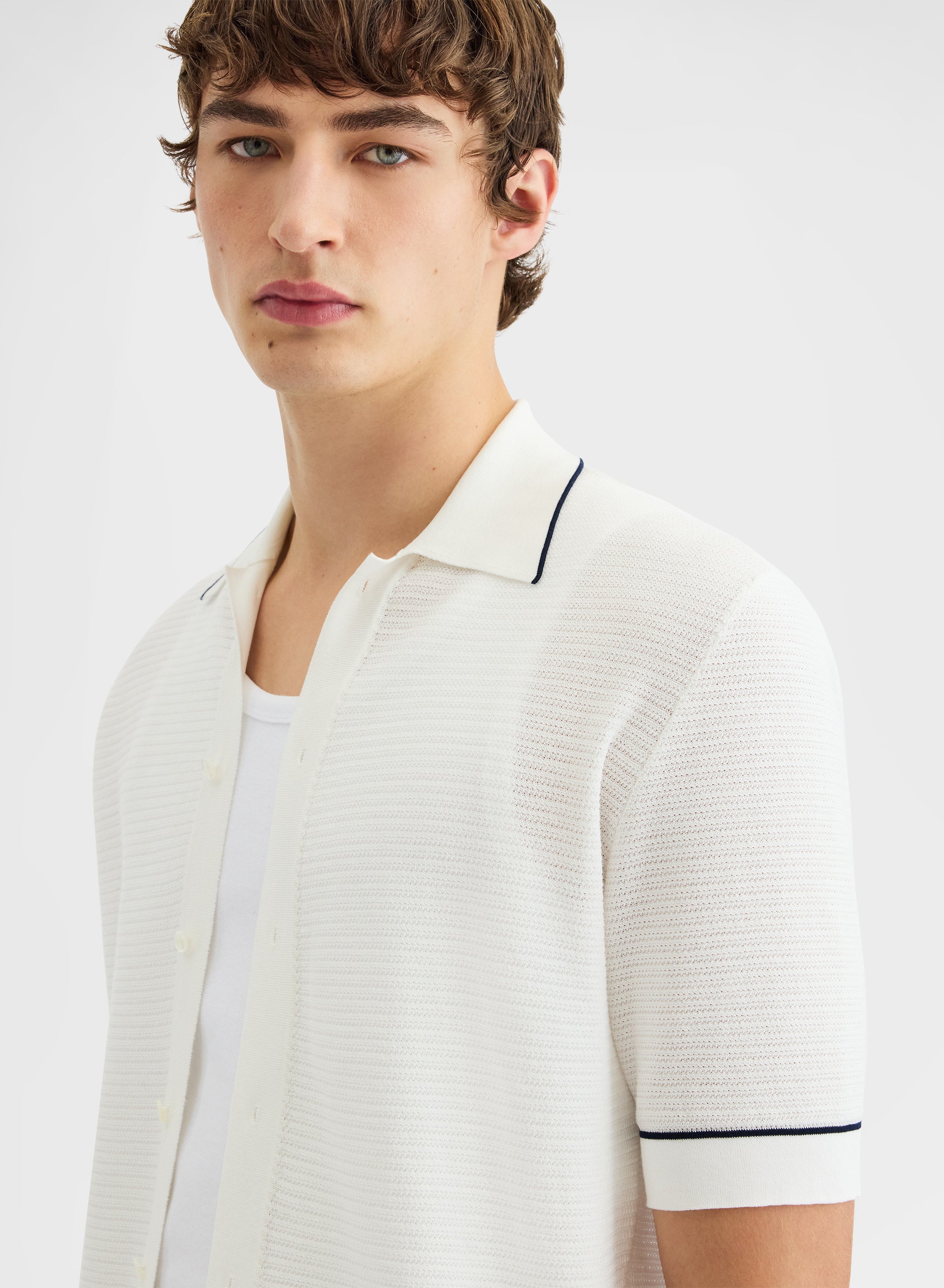 SHORT SLEEVE SHIRT WHITE