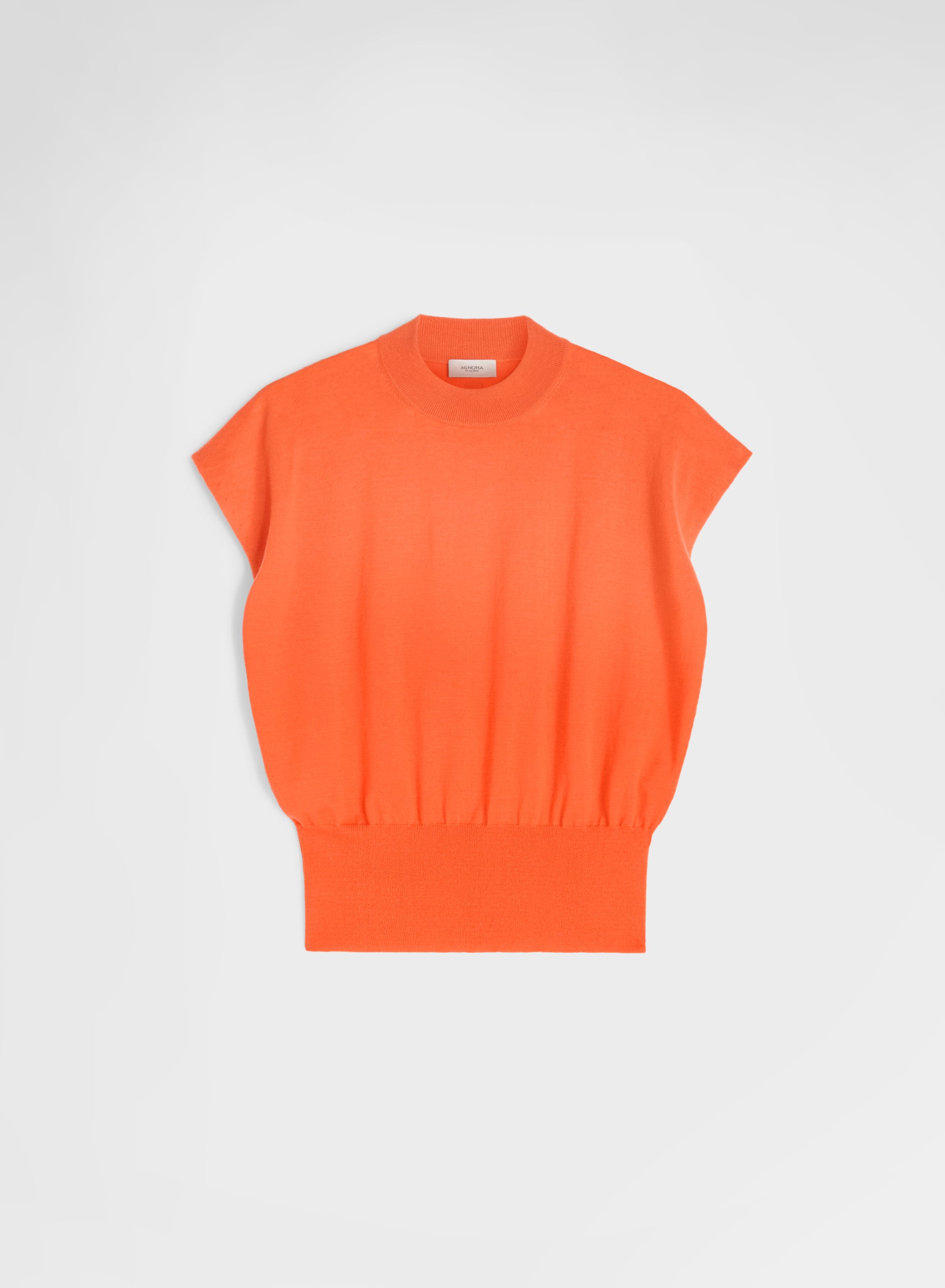 SLEEVELESS CREWNECK CASHLIGHT SUNSET