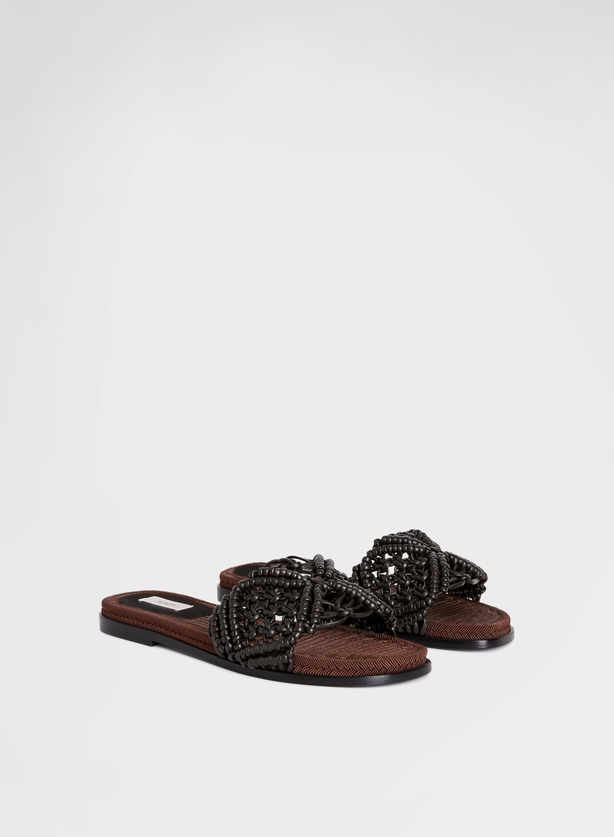 SLIP ON NAPPA CHOCOLATE