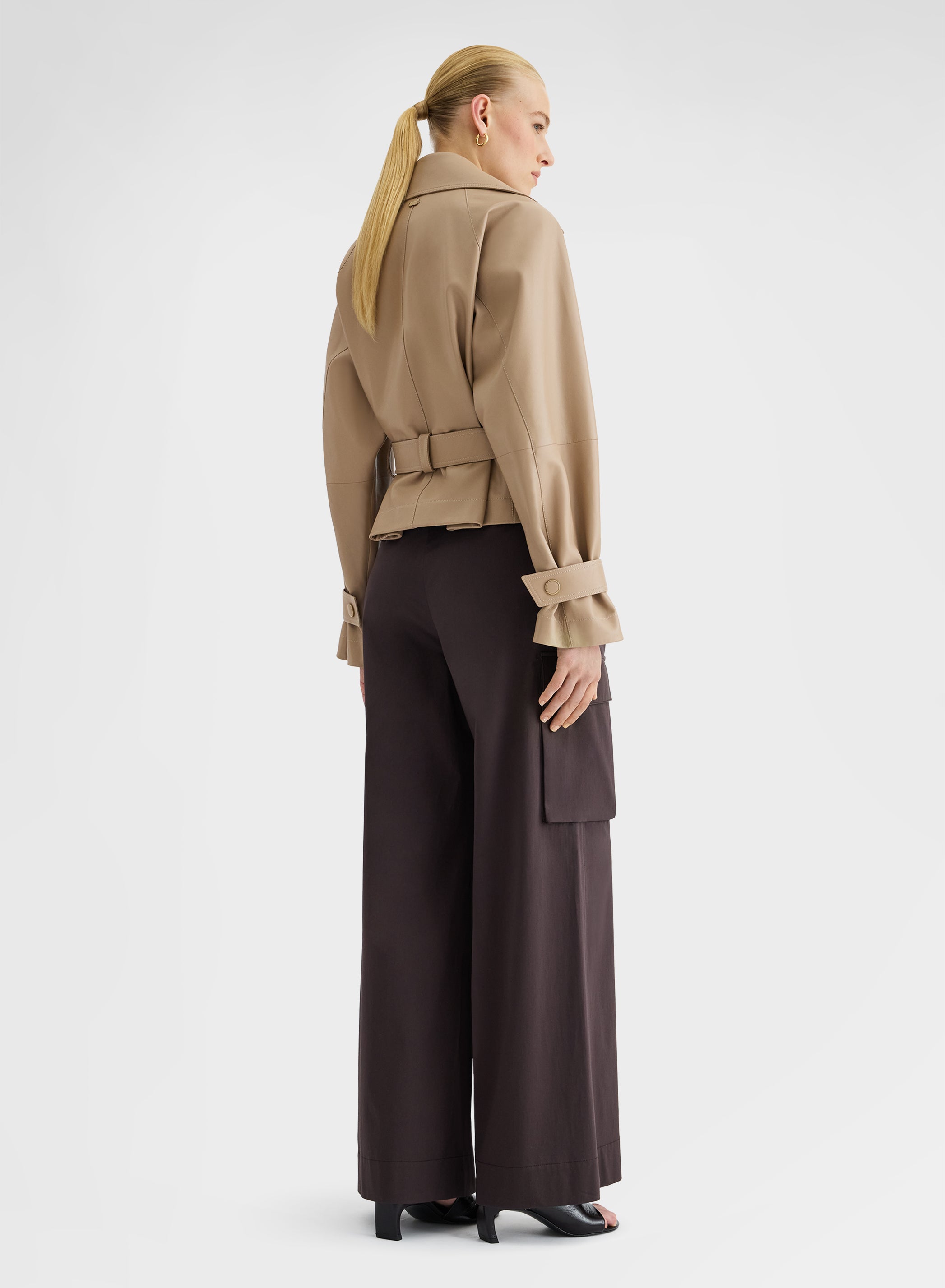 CALIFORNIA NAPPA JACKET BEIGE