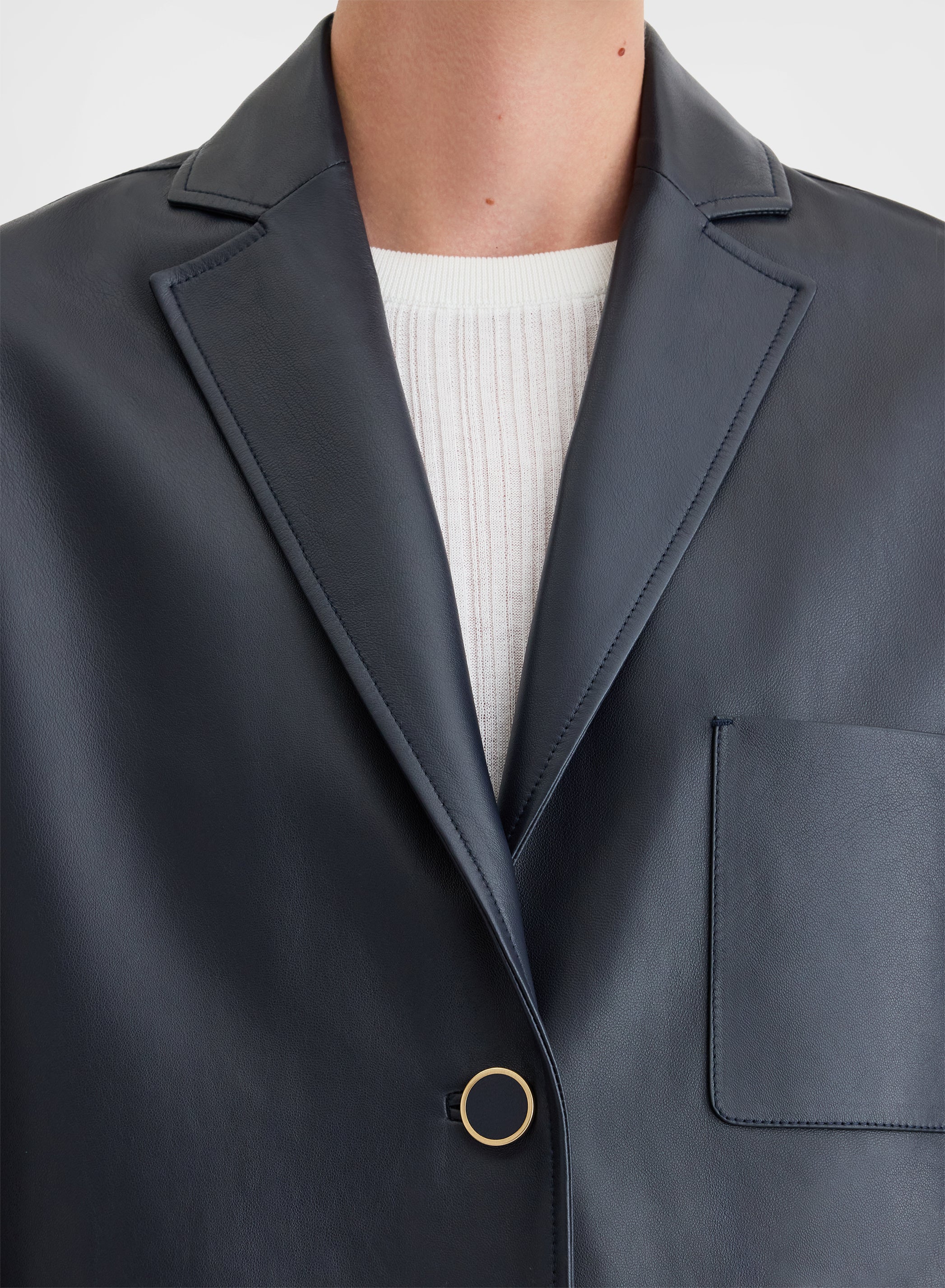 JACKET NAPPA CALIFORNIA NAVY