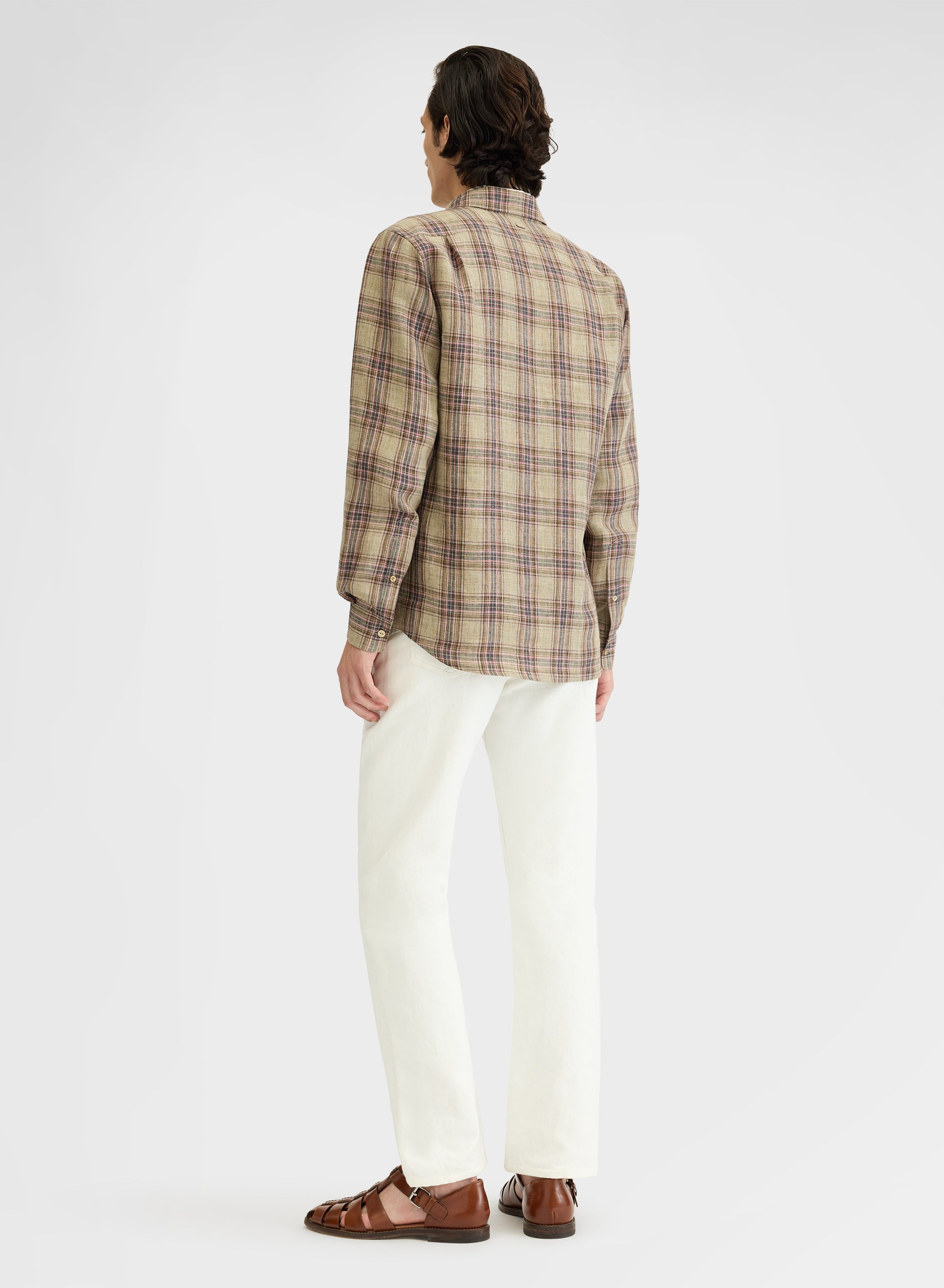 COTTON LINEN DENIM WHITE