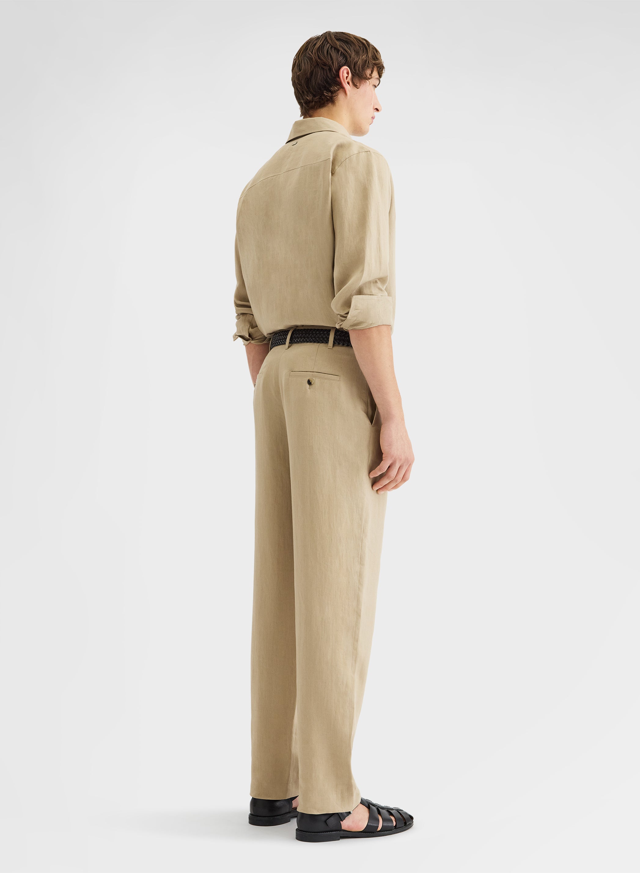 LIGHT LINEN PANTS KHAKI