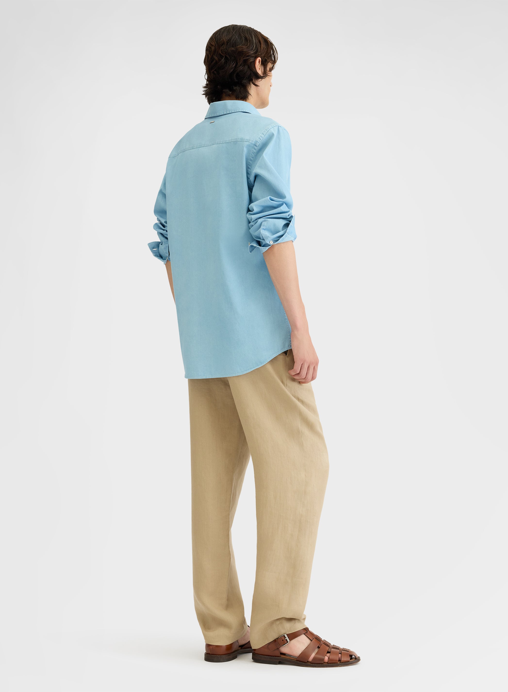 LIGHT DENIM SHIRT BLEACH