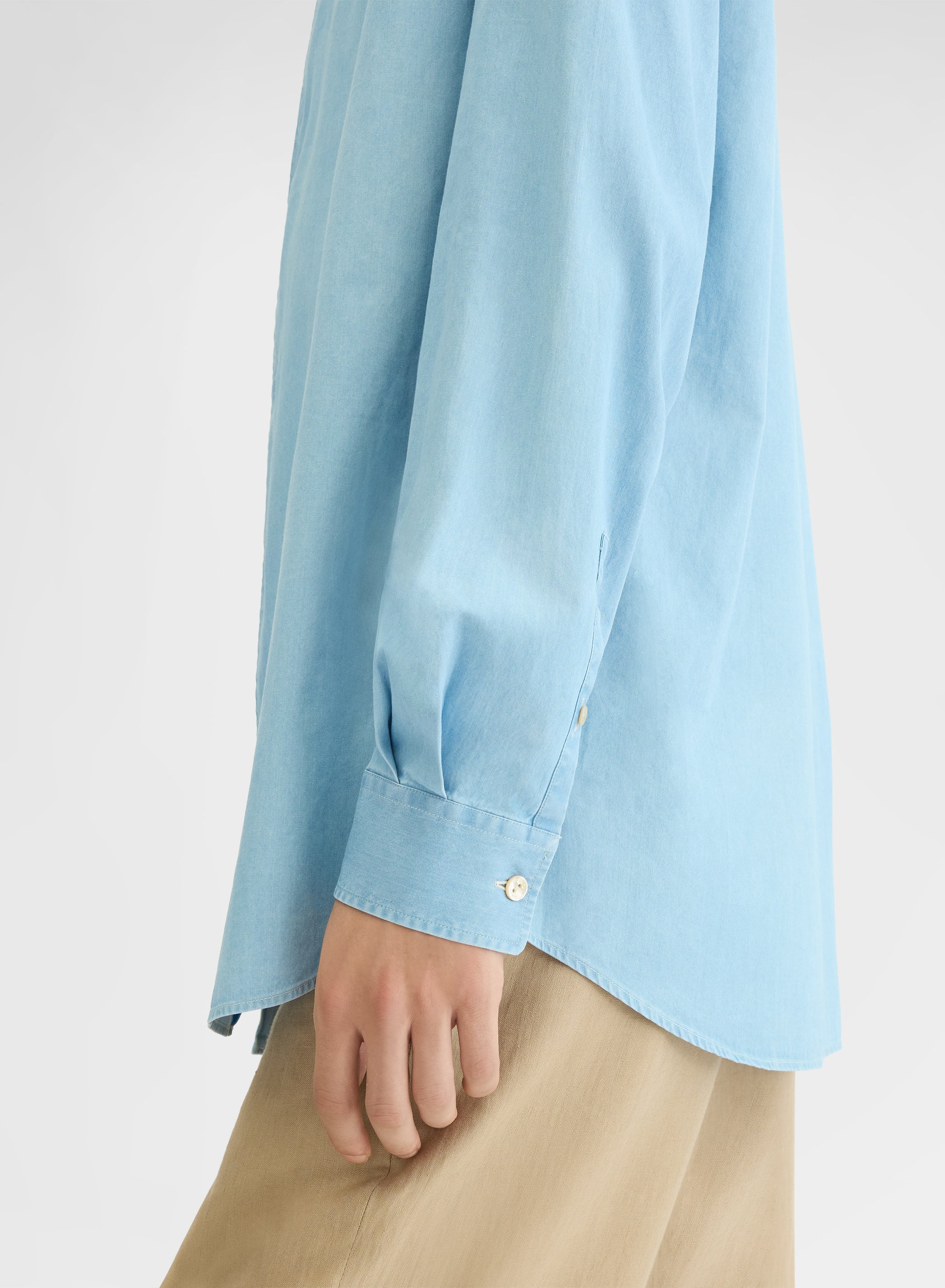 LIGHT DENIM SHIRT BLEACH