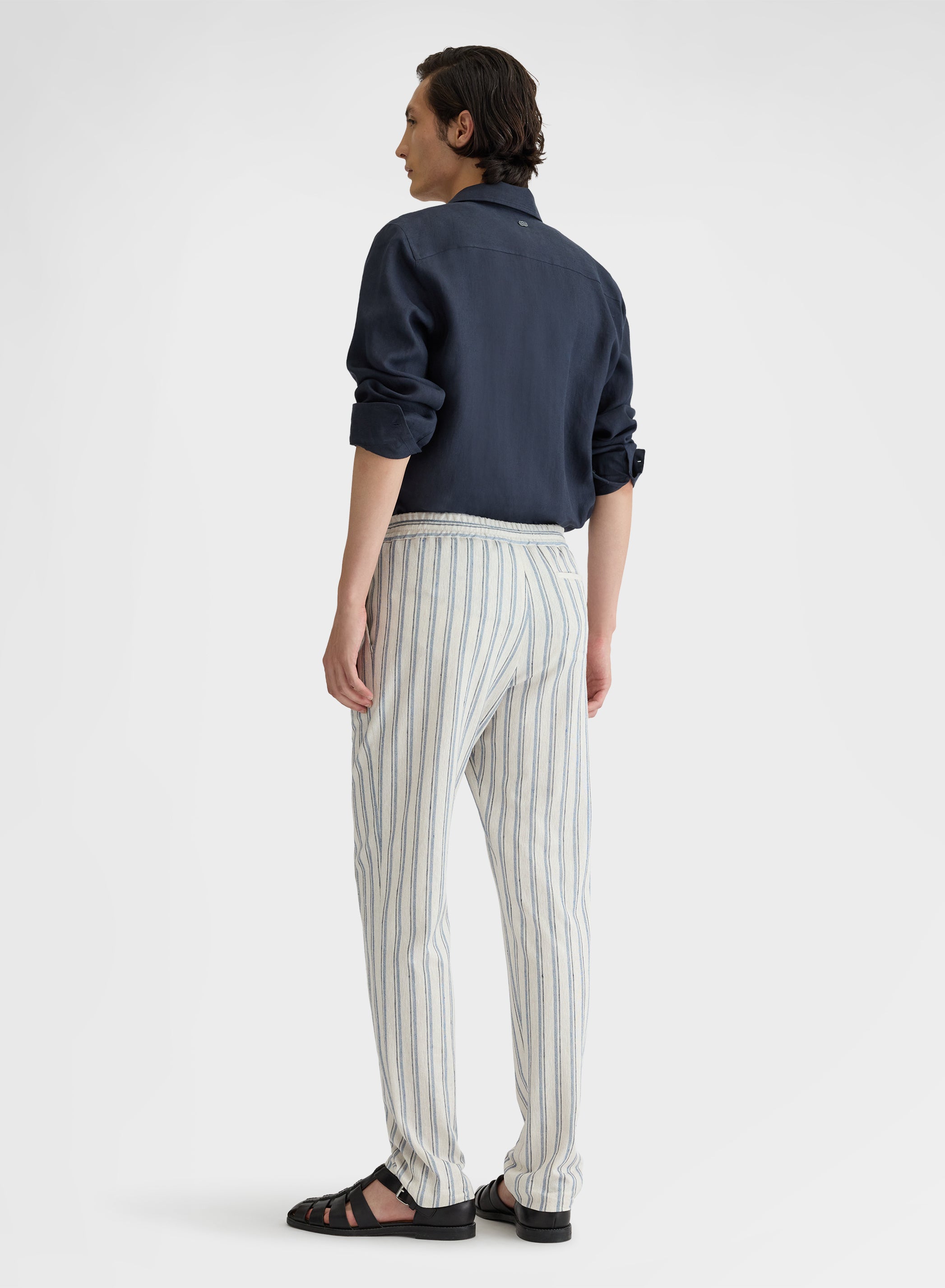 LIGHT LINEN SHIRT NAVY