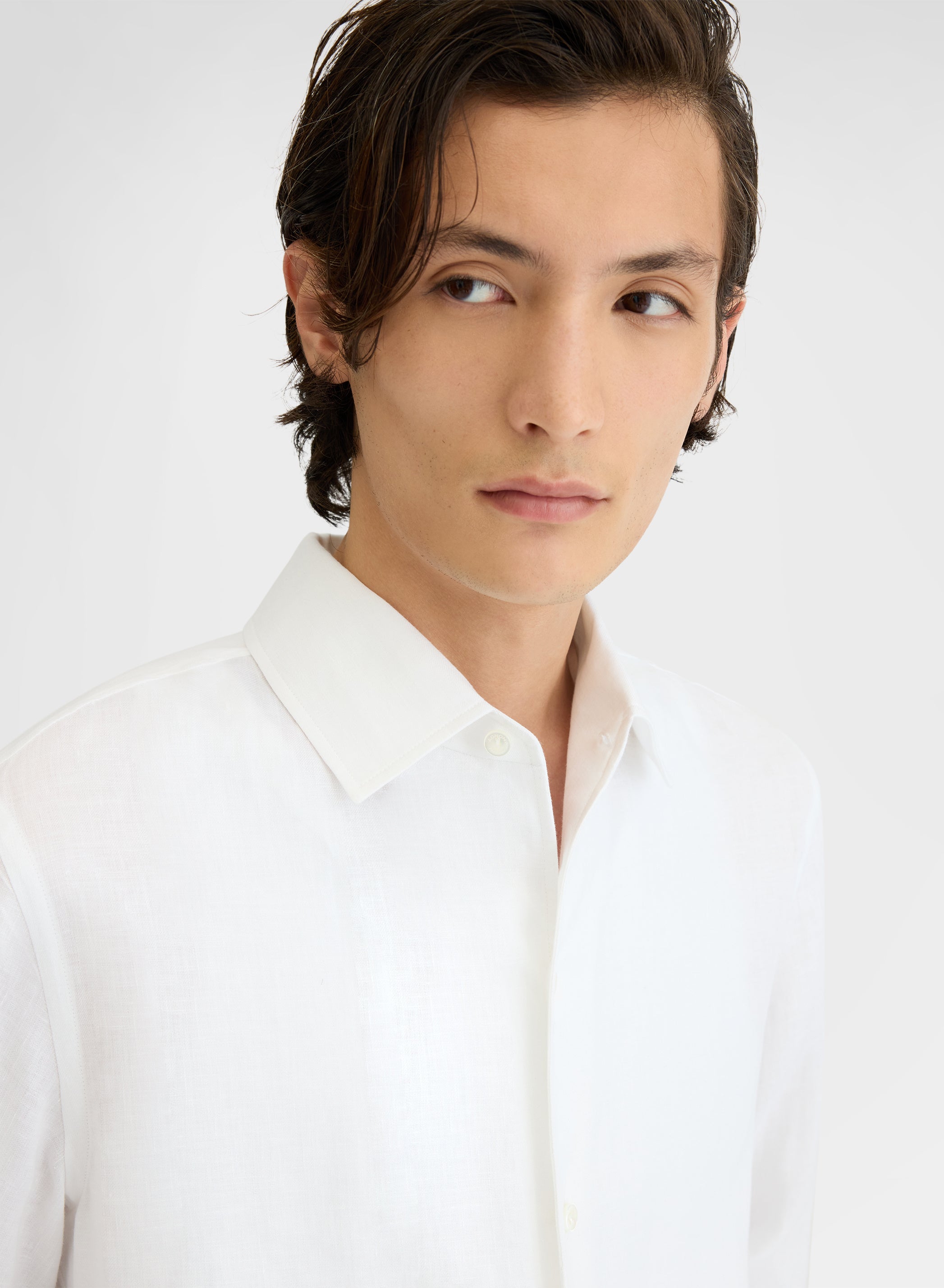 LIGHT LINEN SHIRT WHITE