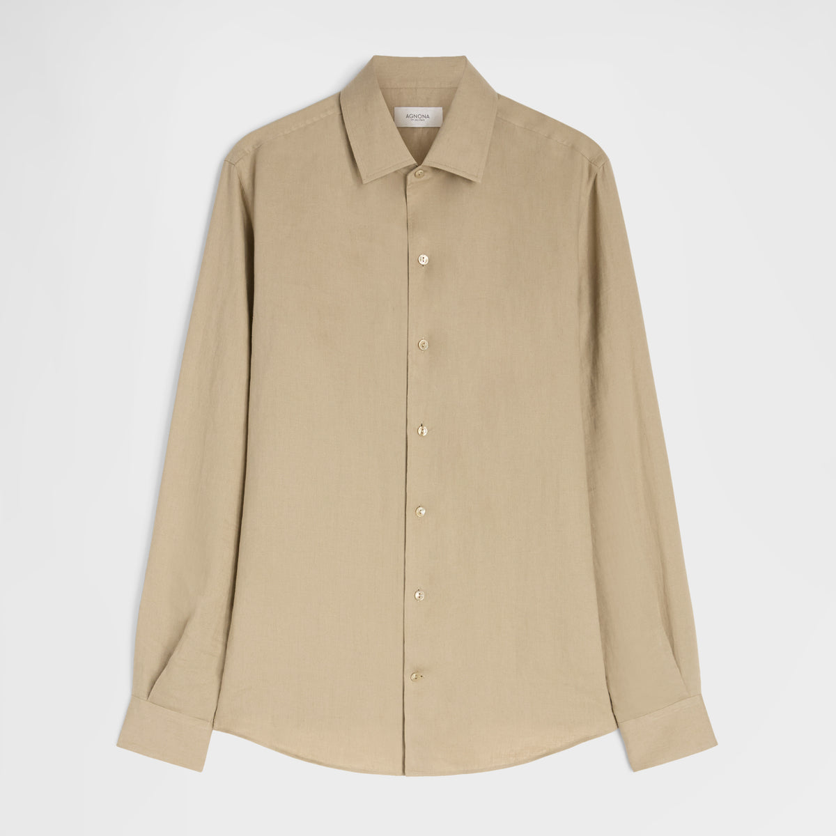 khaki dress shirt Khaki Linen Shirt Lightweight