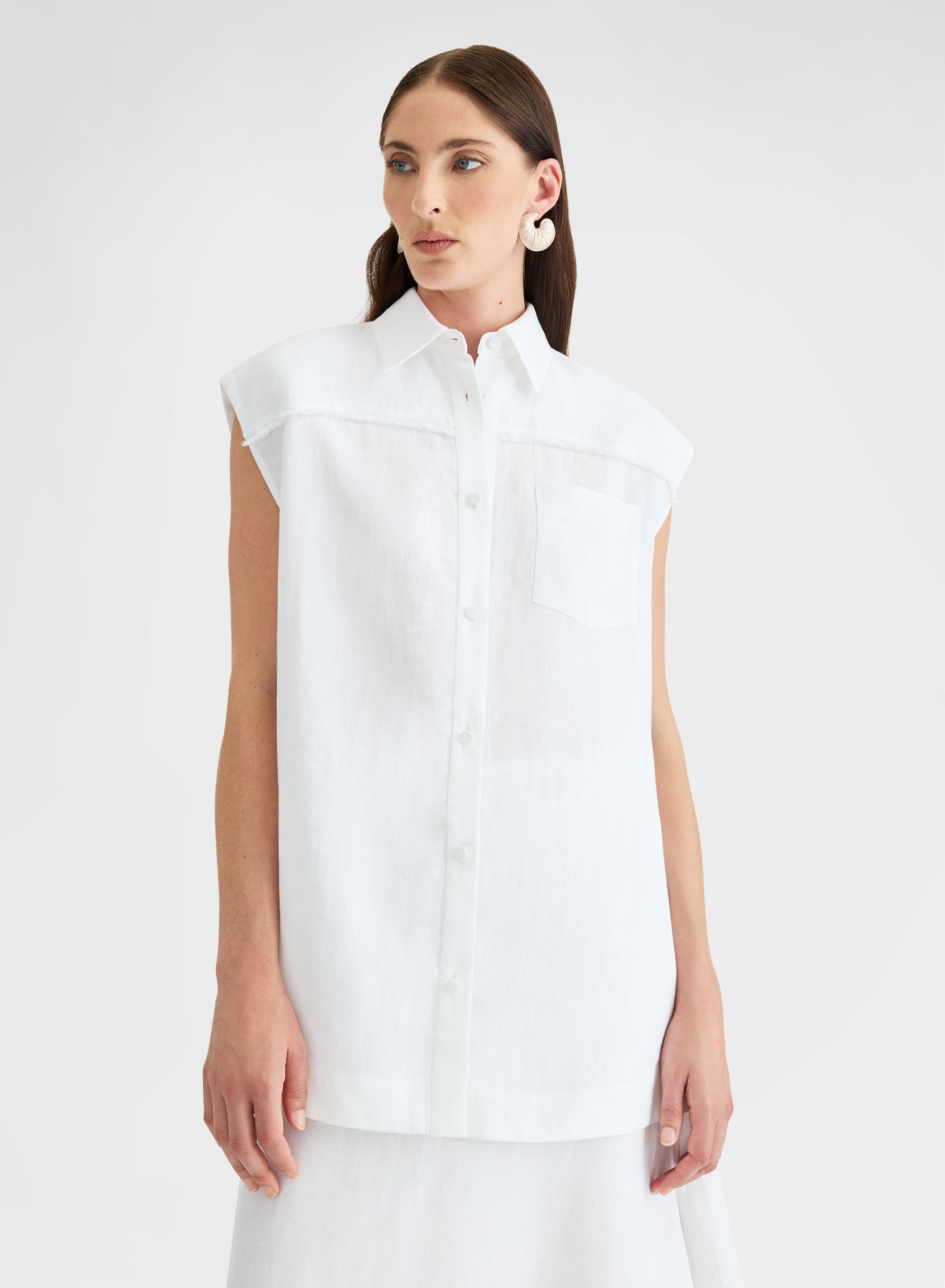 LIGHT LINEN SHIRT WHITE