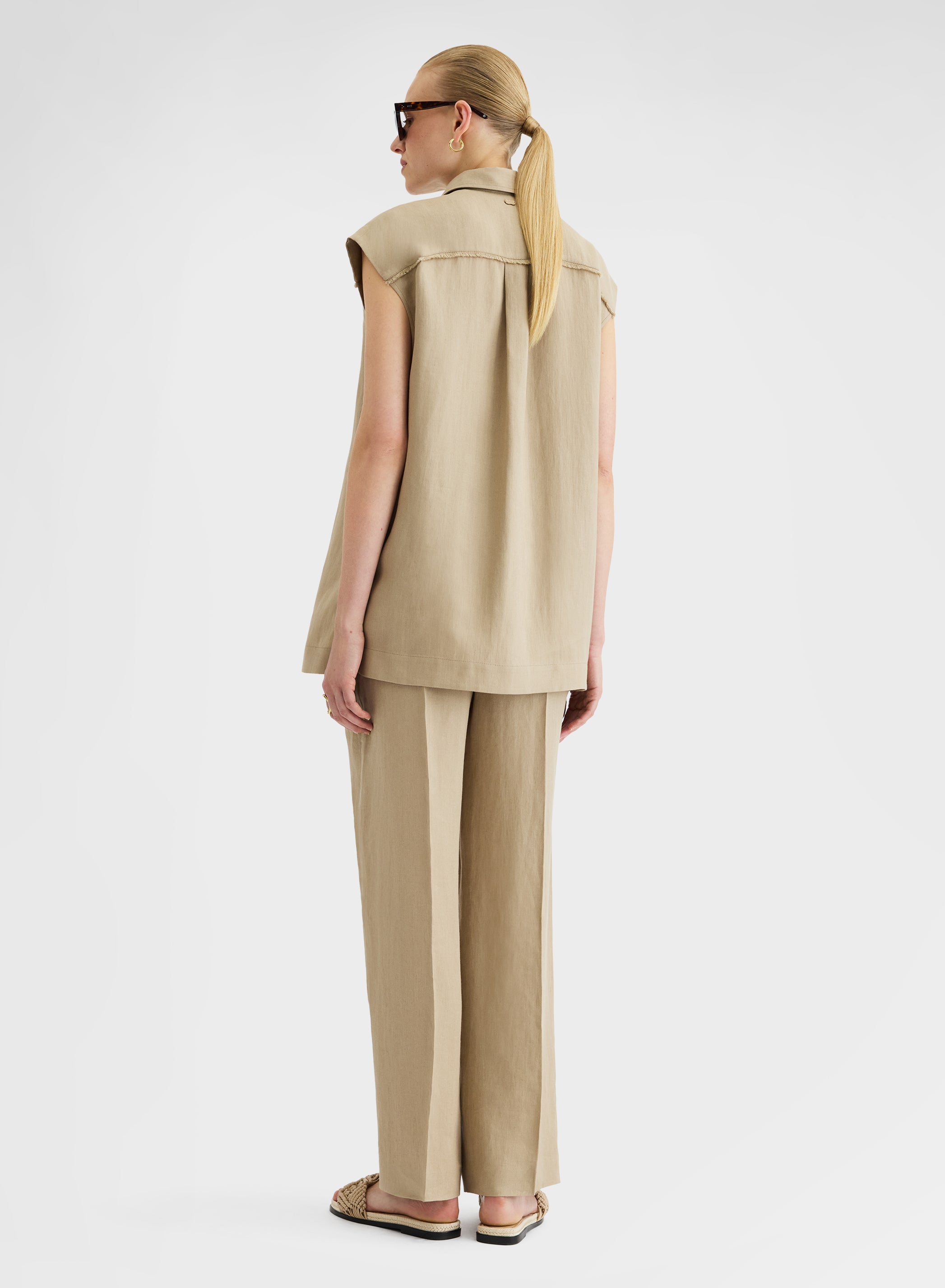 LIGHT LINEN SHIRT KHAKI