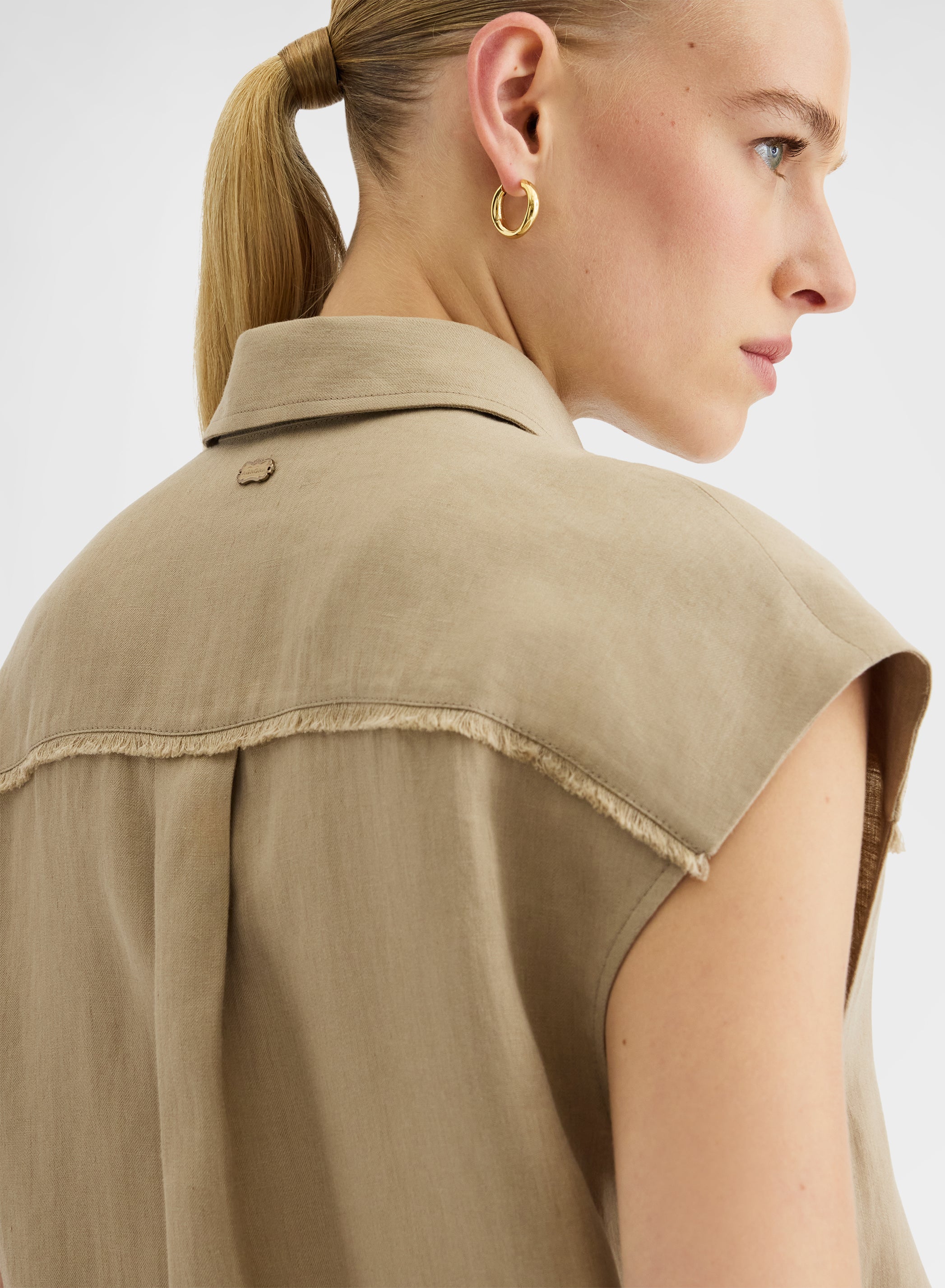 LIGHT LINEN SHIRT KHAKI