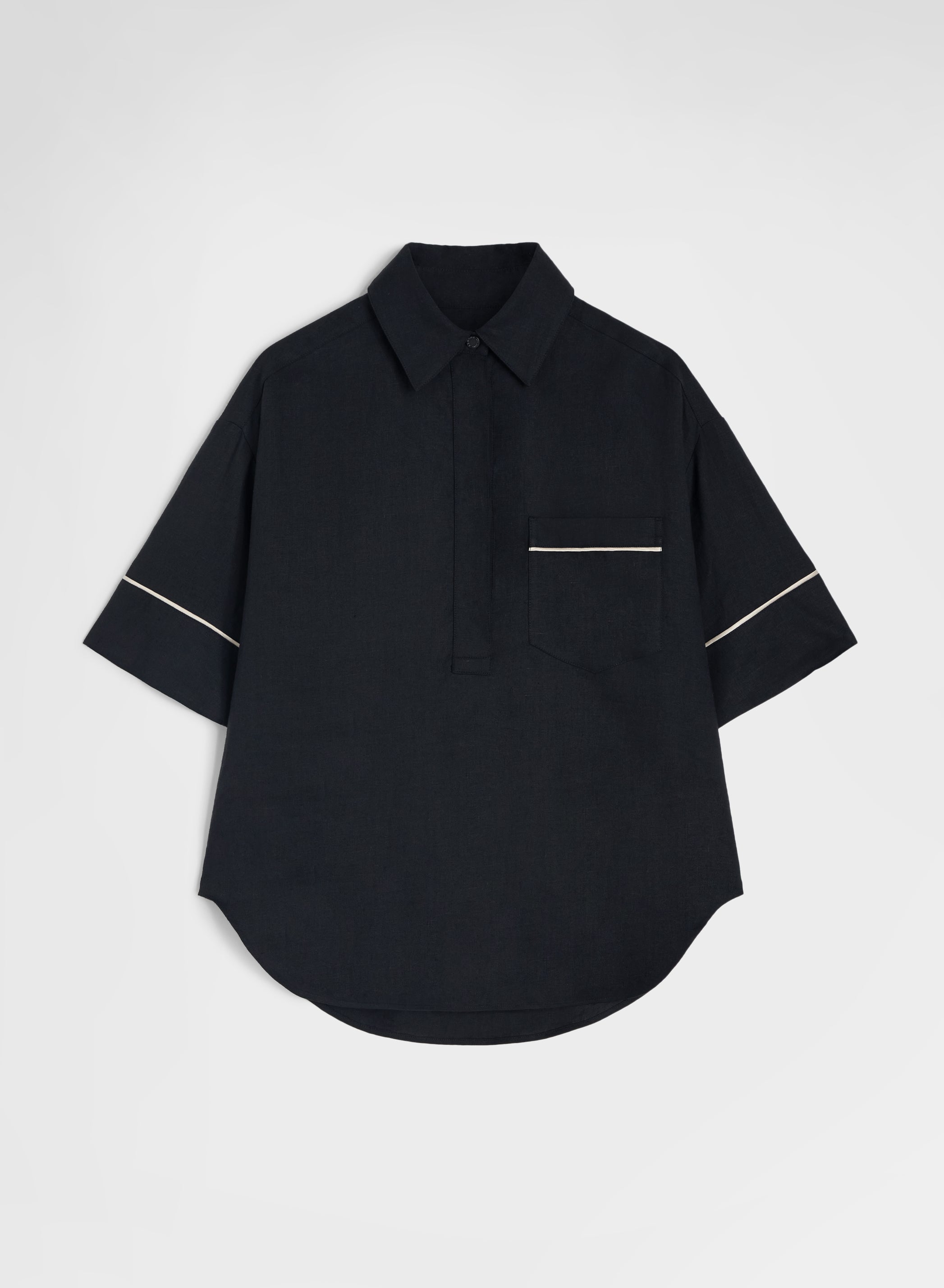 LIGHT LINEN SHIRT BLACK