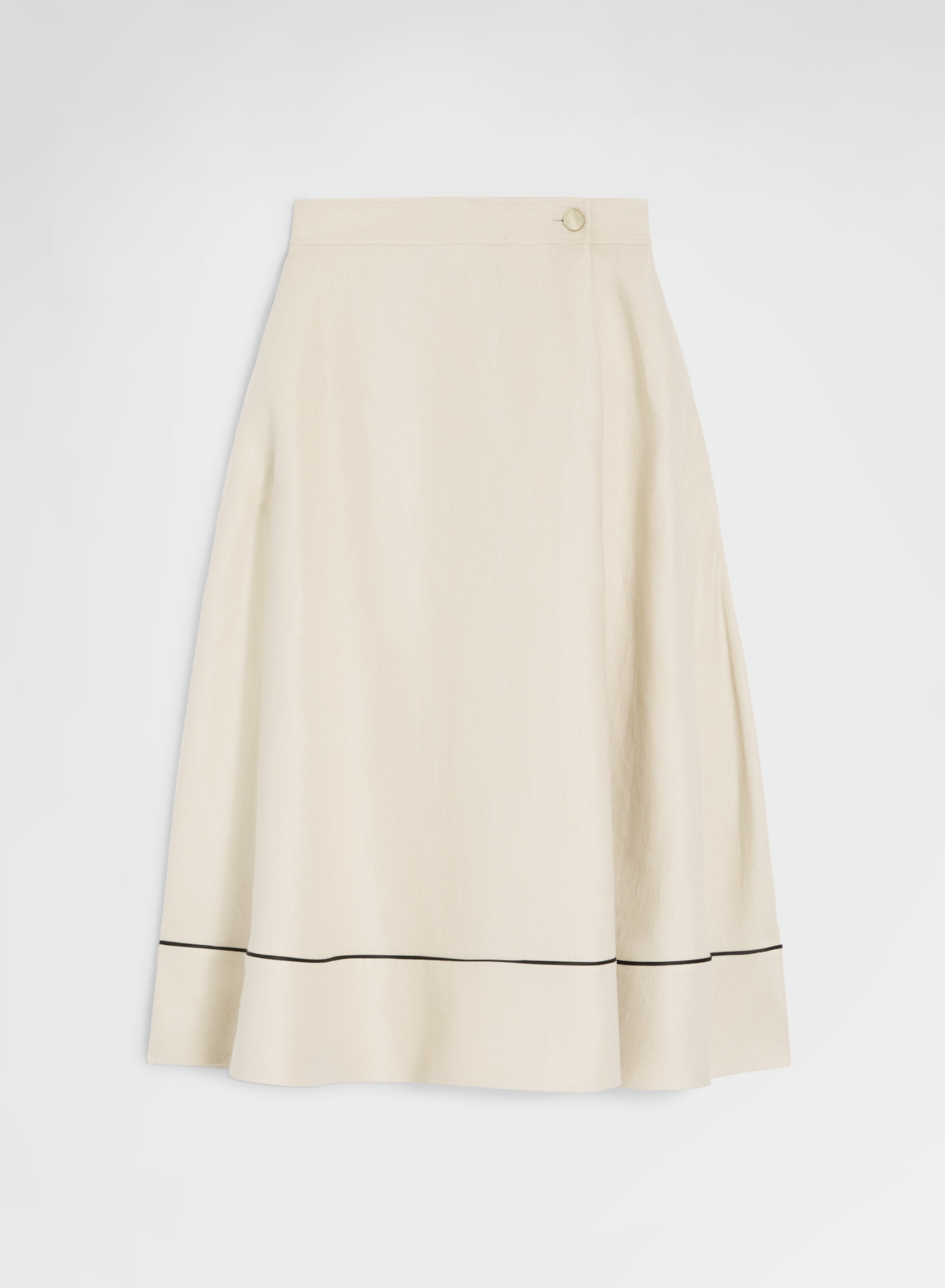 BATAVIA LINEN SKIRT BEIGE
