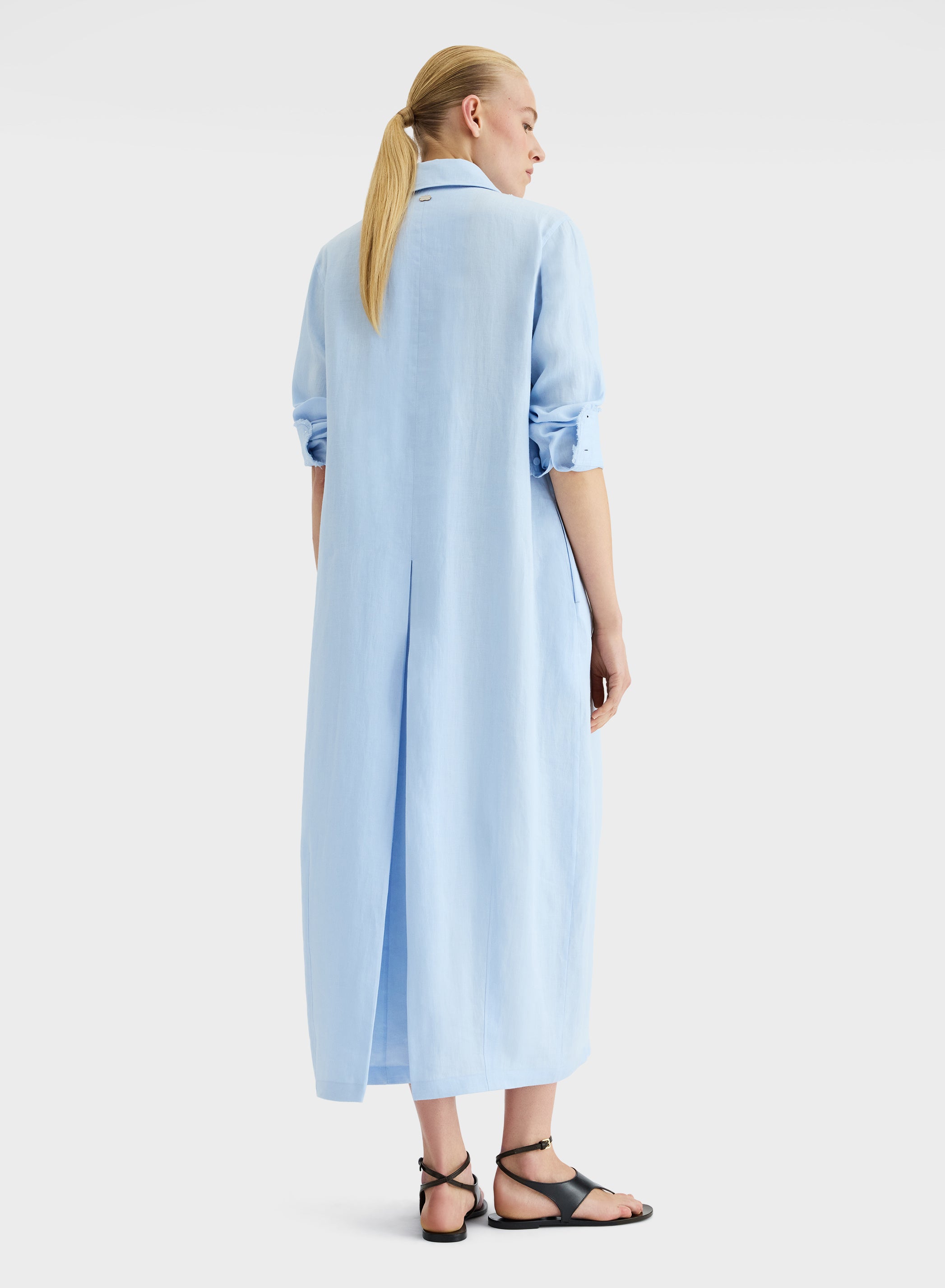 LIGHT LINEN DRESS CLOUD