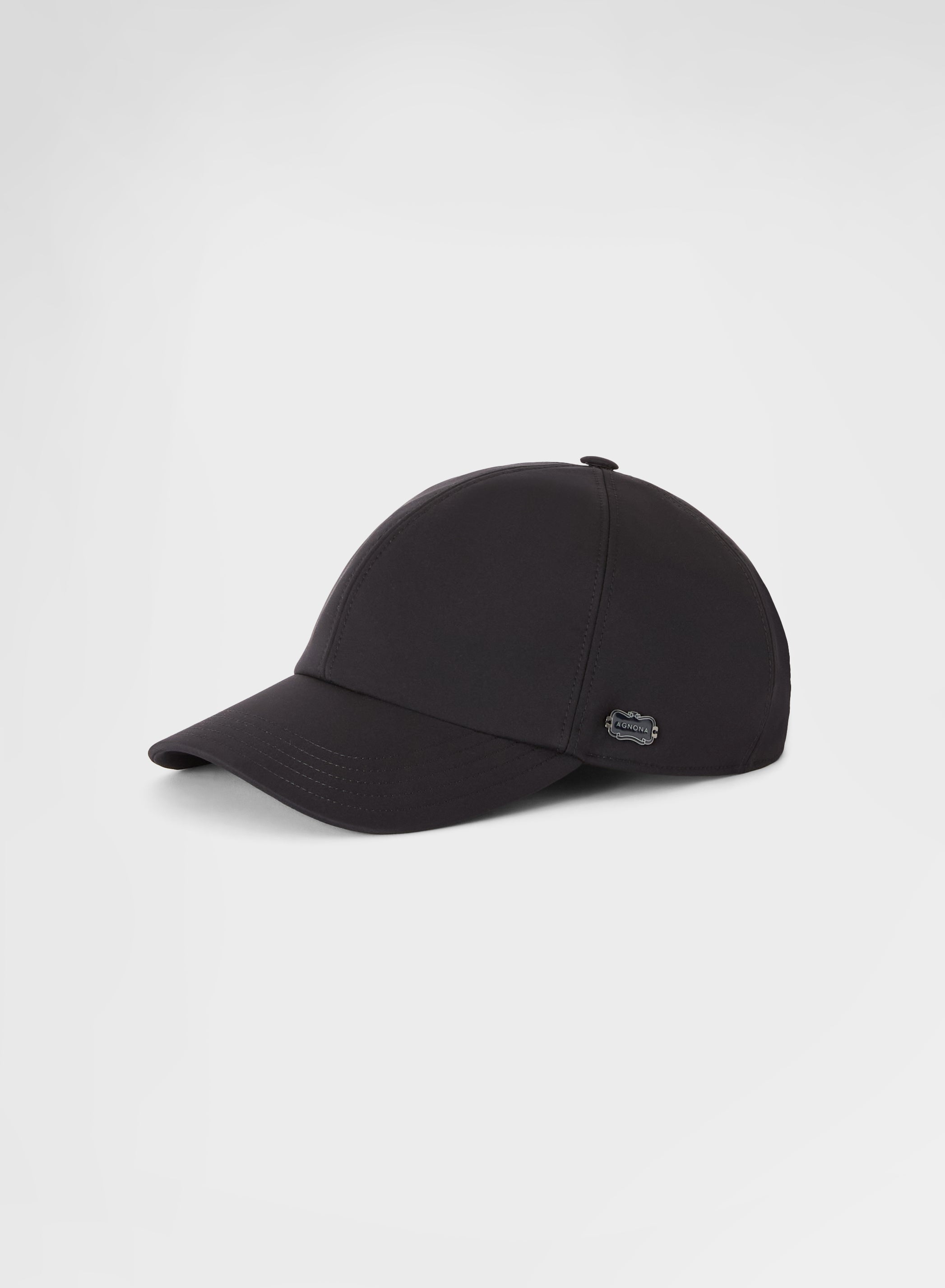 NYLON TECH TWILL BASEBALL CAP NAVY