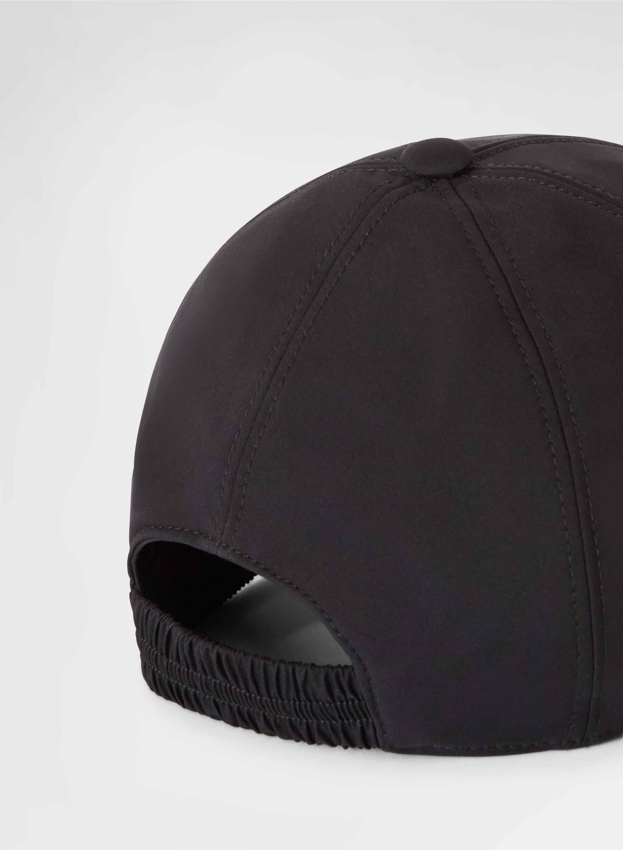 NYLON TECH TWILL BASEBALL CAP NAVY